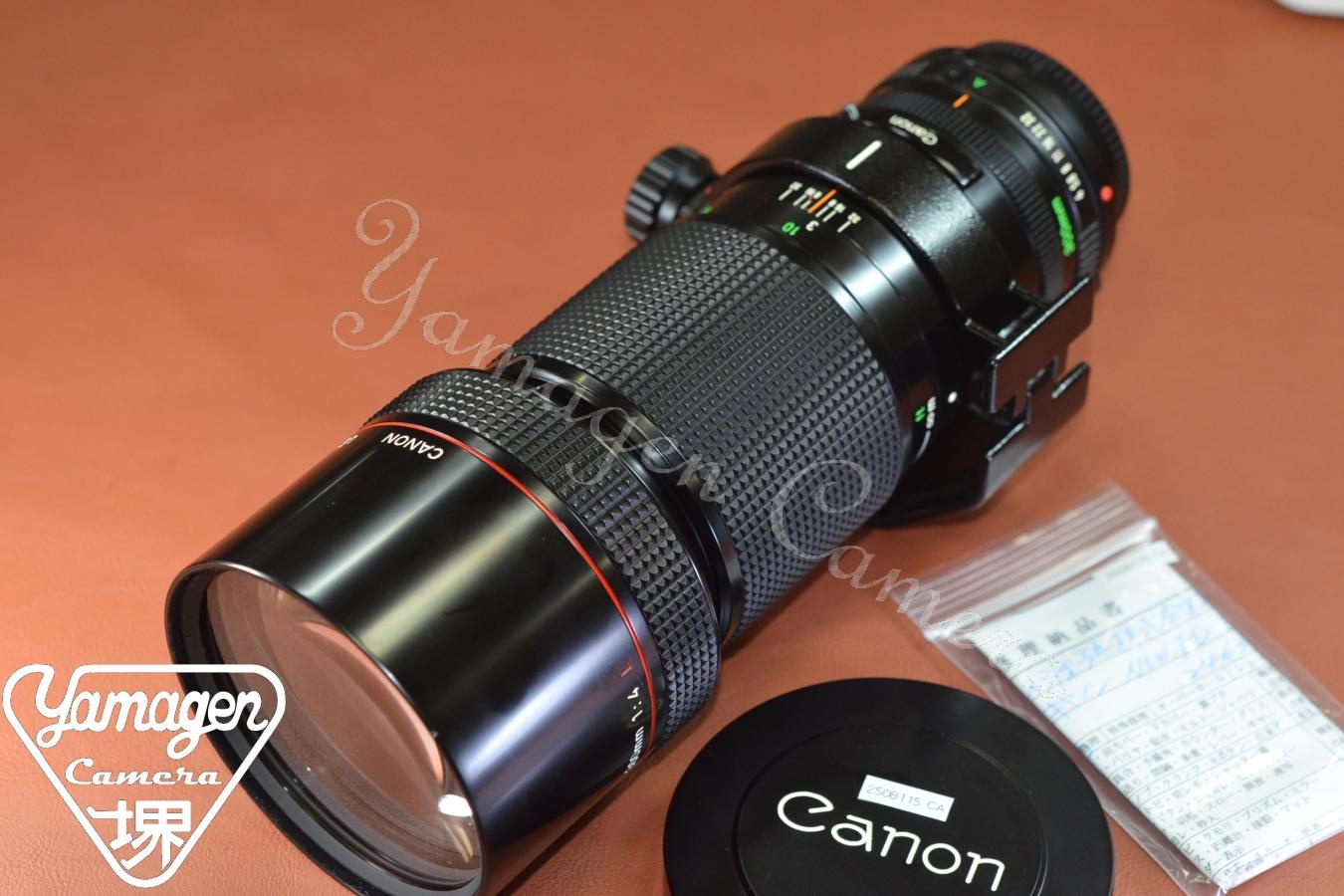 Canon NEW FD 300mm F4L 整備済 【キレイな物をお探しの方必見!!自信ありの逸品!!】