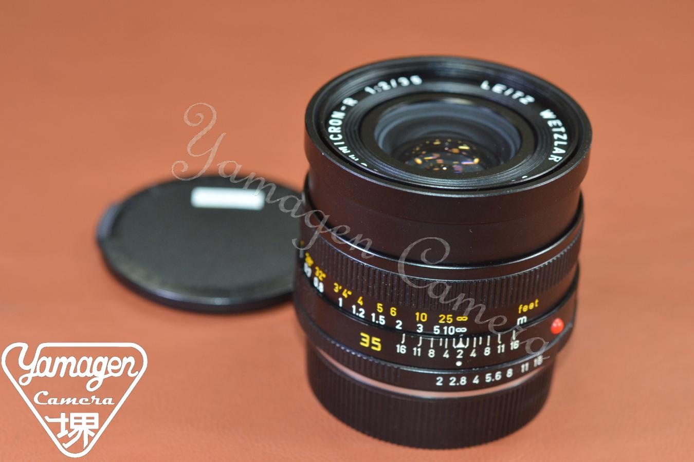 LEICA SUMMICRON-R 35mm F2 フード組込 3カム 【308万台1981年製 】