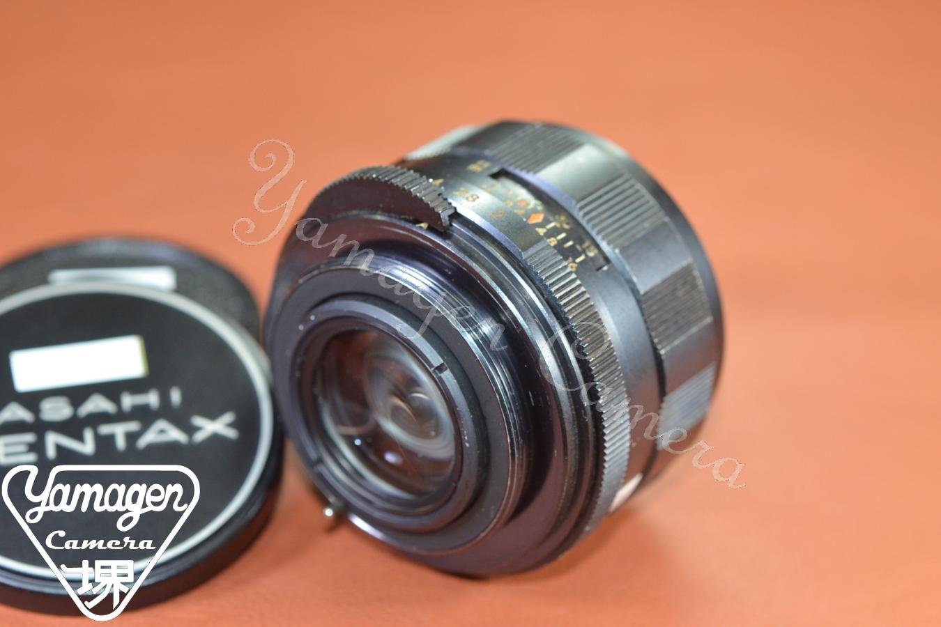 Asahi Opt.Co. Super-Takumar 55mm F2 黄色文字 初期型 【カメラ女子に絶大な人気のオールドレンズ M42マウントレンズ】