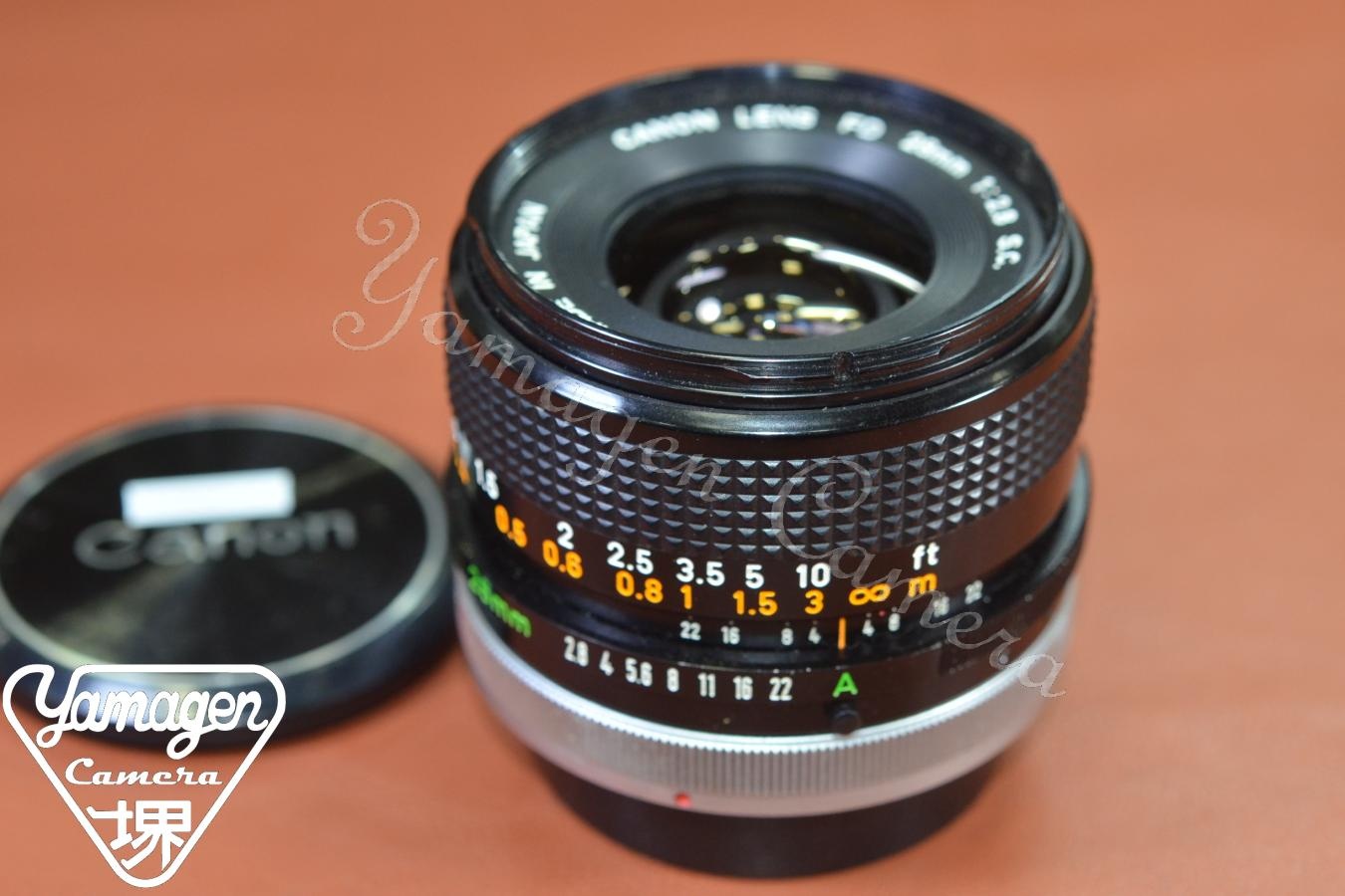 Canon FD 28mm F2.8 S.C.【カメラ女子に絶大な人気のオールドレンズ】