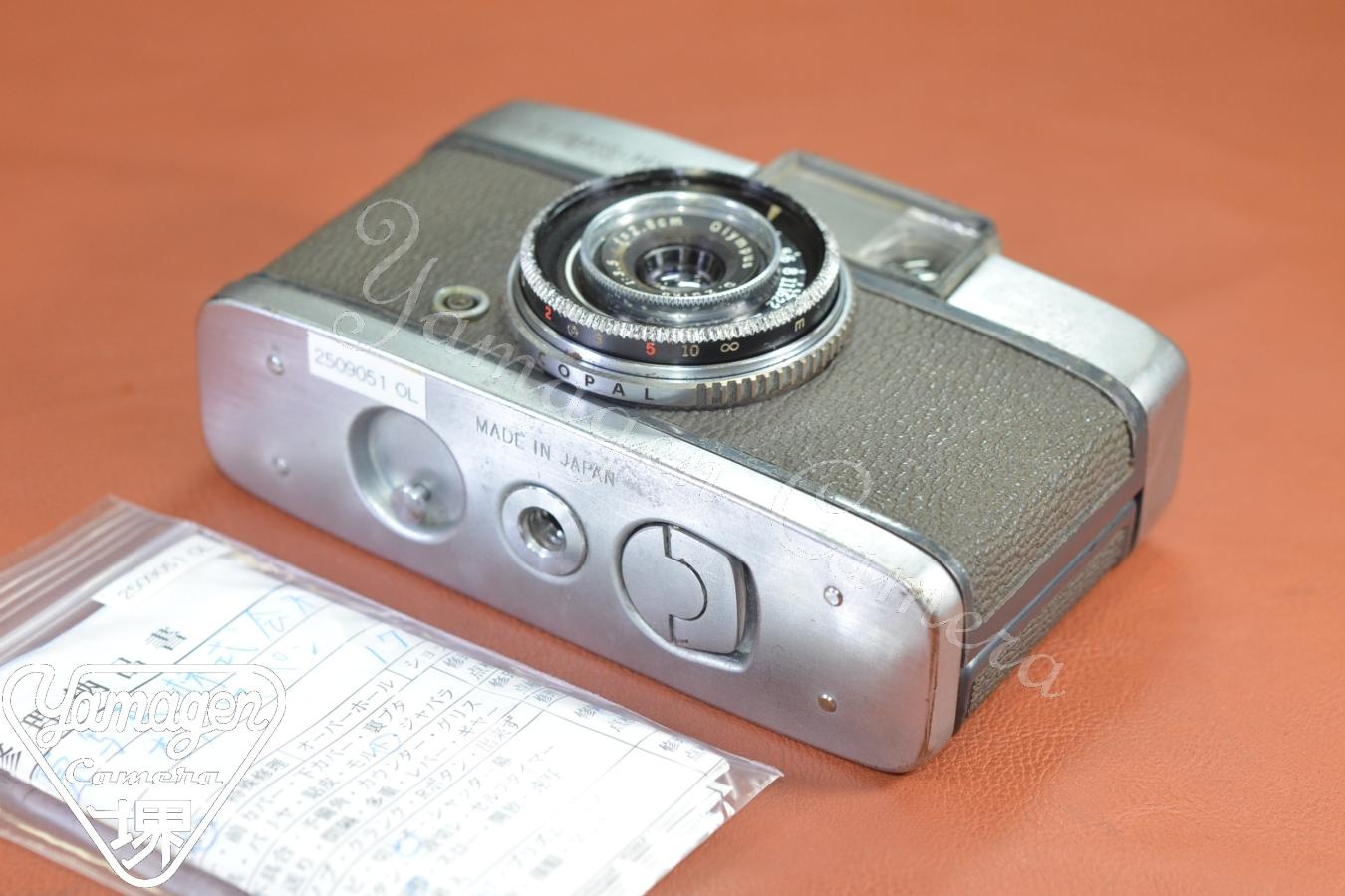 【希 少】OLYMPUS PEN 初期型 片耳 整備済 【Olympus D.Zuiko 2.8cm F3.5 レンズ搭載】