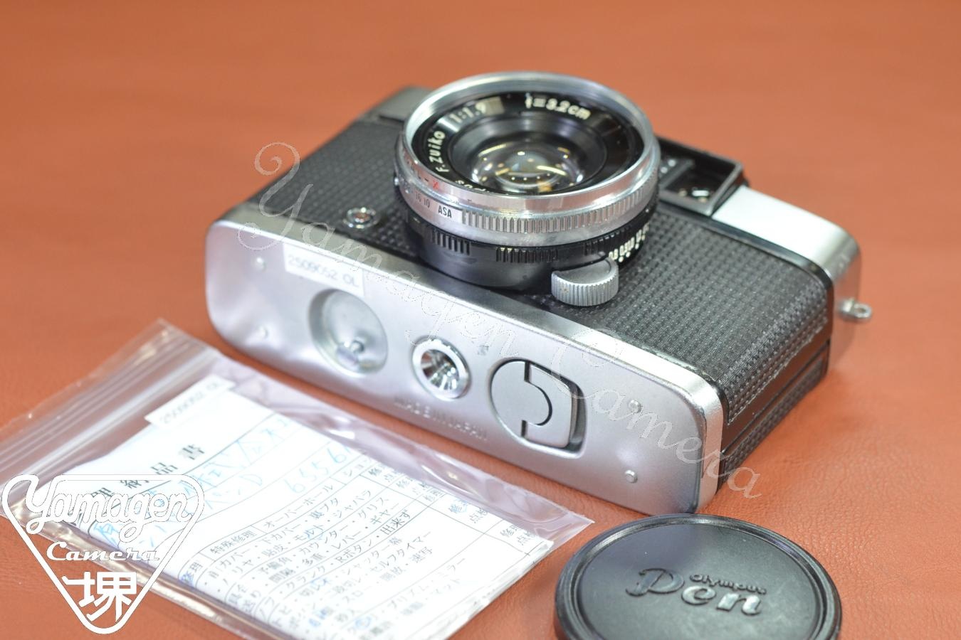 OLYMPUS PEN-D 整備済 【Olympus F.Zuiko 3.2cm F1.9 レンズ搭載】