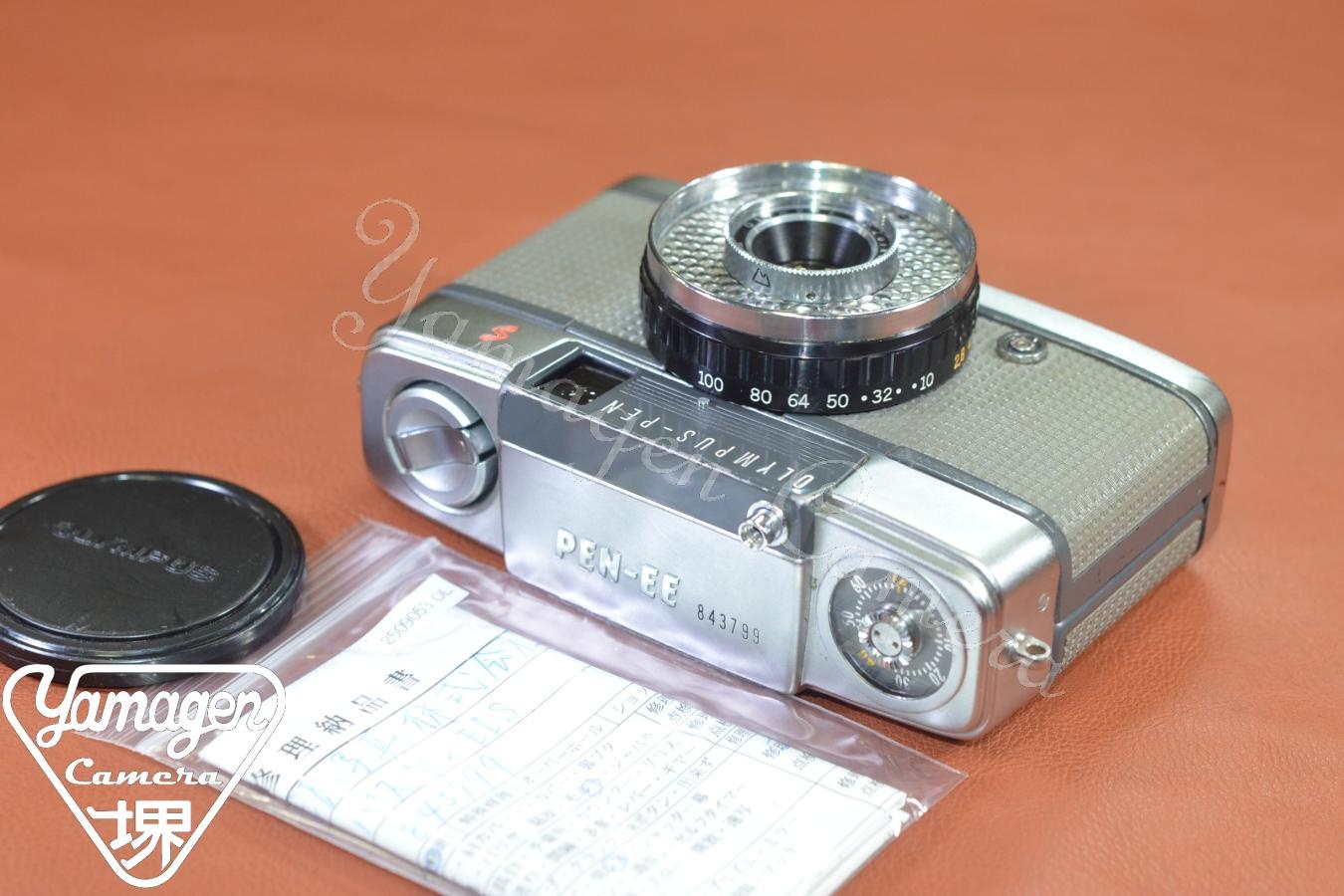 OLYMPUS PEN-EES 後期型 整備済 【Olympus D.Zuiko 3cm F2.8 レンズ搭載】