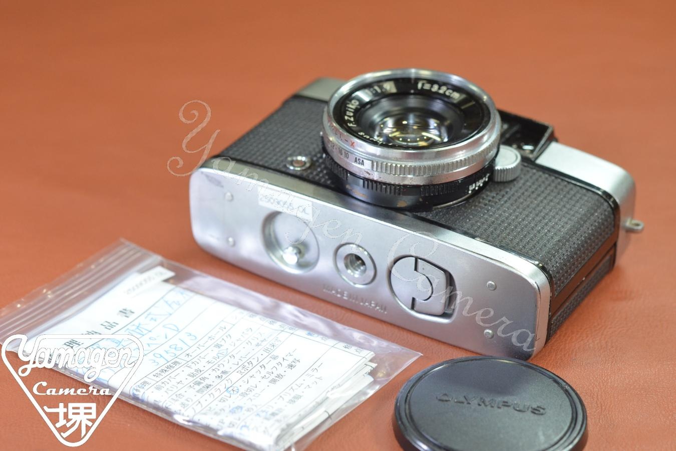 OLYMPUS PEN-D 整備済 【Olympus F.Zuiko 3.2cm F1.9 レンズ搭載】※キレイな物をお探しの方必見!!自信ありの逸品!!