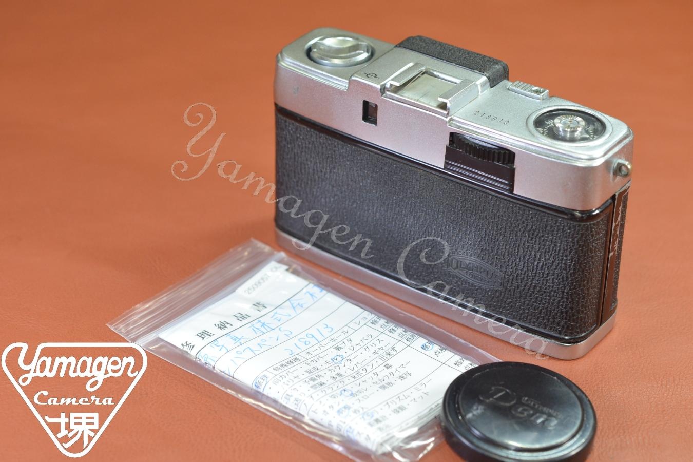 OLYMPUS PEN S 整備済 【Olympus D.Zuiko 3cm F2.8 レンズ搭載】※キレイな物をお探しの方必見!!自信ありの逸品!!