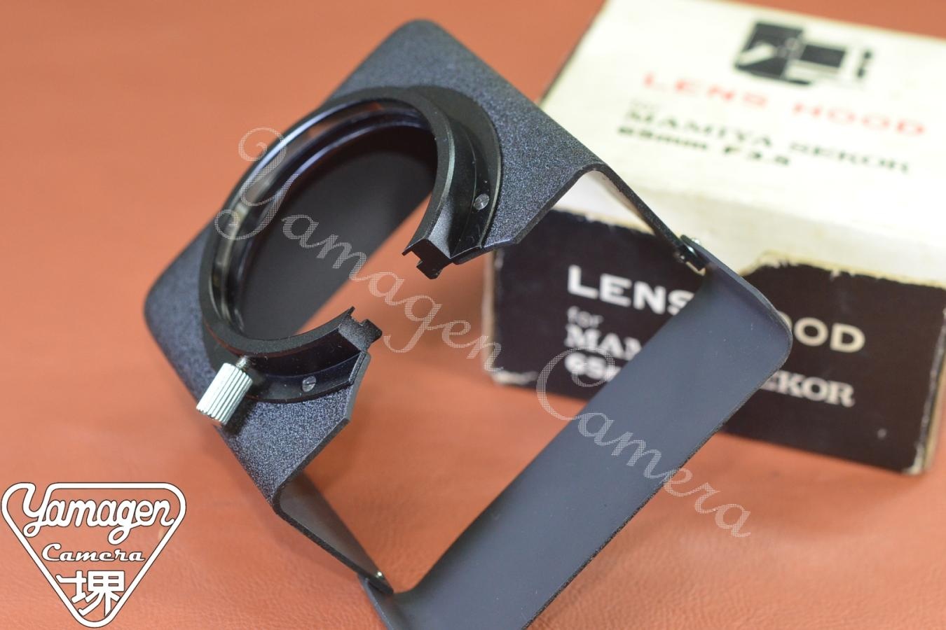 MAMIYA SEKOR 65/3.5 METAL HOOD 元箱付 【キレイな物をお探しの方必見!!自信ありの逸品!!】