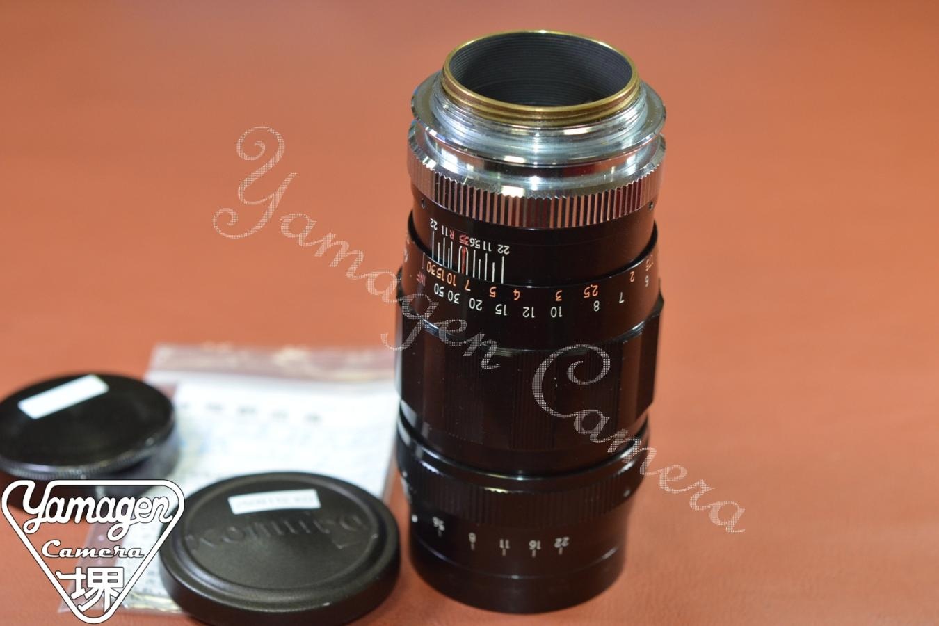 KOMURA 105mm F3.5 Black  整備済【LEICA Lマウントレンズ】