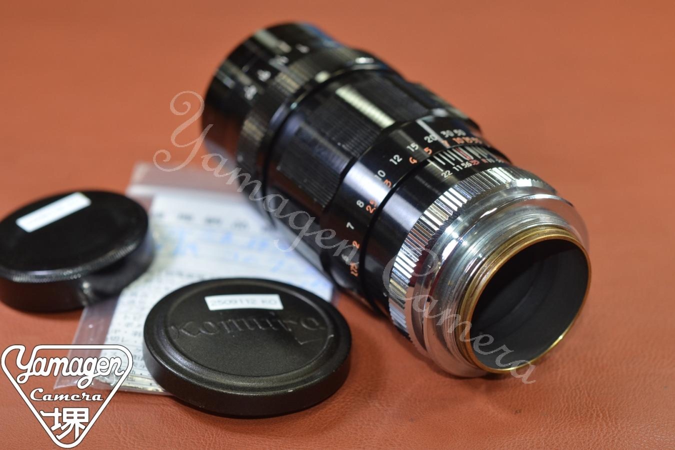 KOMURA 105mm F3.5 Black  整備済【LEICA Lマウントレンズ】