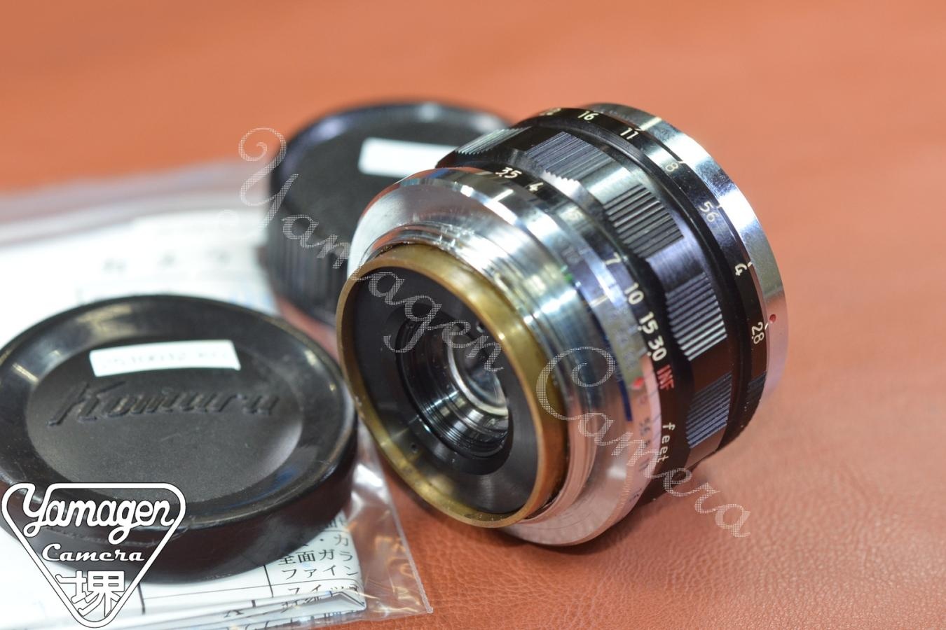 【希 少】W.KOMURA 35mm F2.8 後期型 整備済【LEICA Lマウントレンズ】