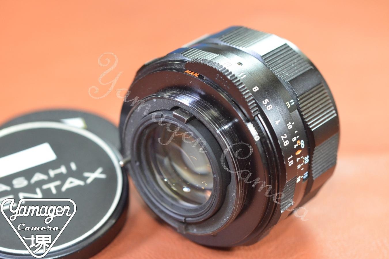 Asahi Opt.Co. Super-Multi-Coated TAKUMAR  55mm F1.8【カメラ女子に絶大な人気のオールドレンズ M42マウントレンズ】