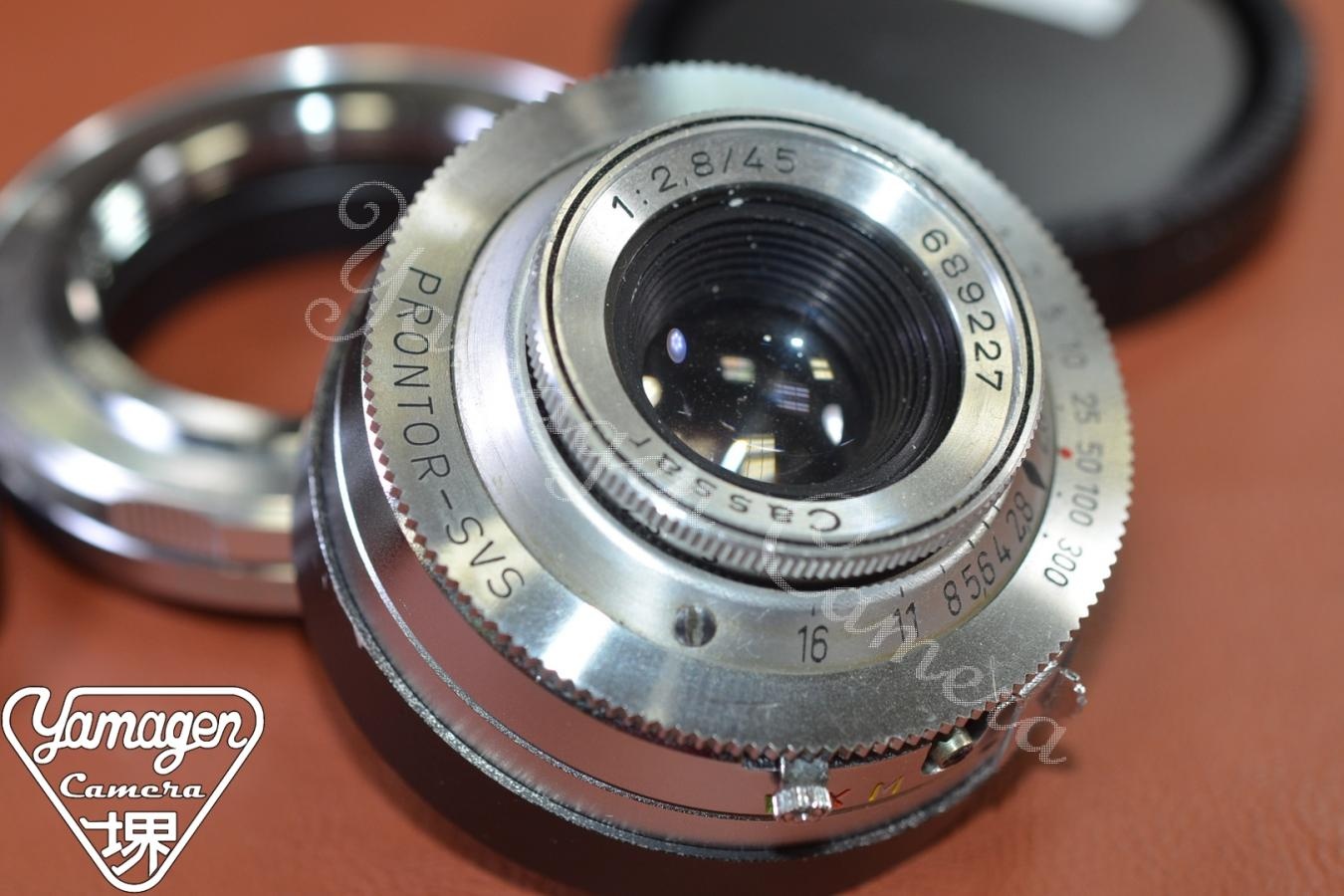 【希 少】Steinheil Munchen Cassar 45mm F2.8 L39改【SHOTEN L39→SONY Eマウント変換アダプター付】※キレイな物をお探しの方必見!!自信ありの逸品!!