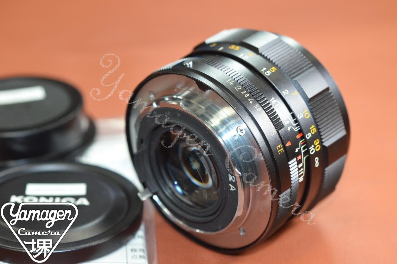 KONICA HEXANON AR 57mm F1.4 整備済 【KONICA ARマウントレンズ】