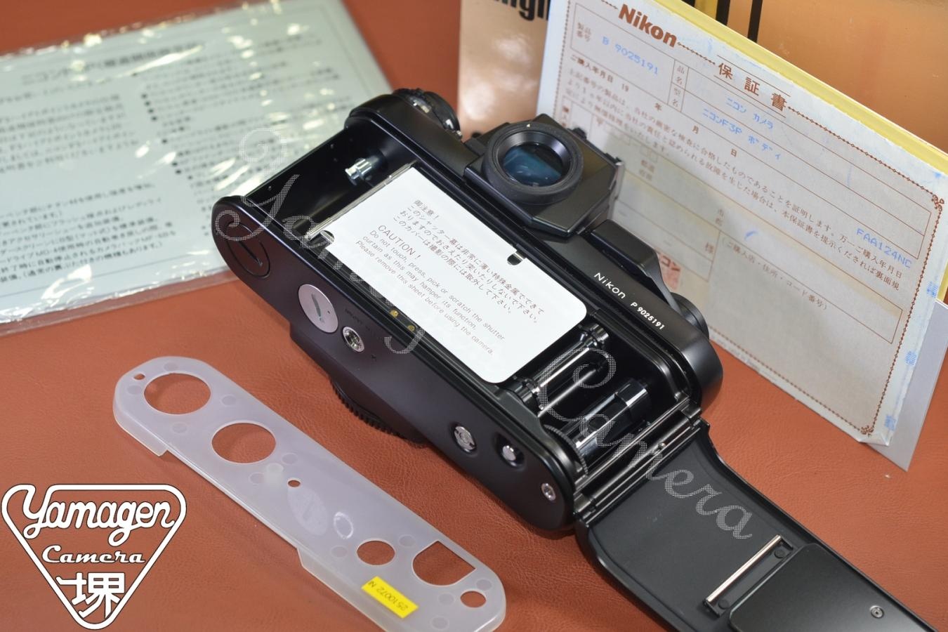 【コレクション向け】Nikon F3P Body 元箱付一式 【フィルム1本も通していない未使用品】