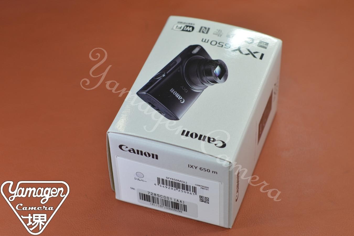 【新 品 未 使 用】Canon IXY 650 m Silver【超品薄!!・今なら即納可】