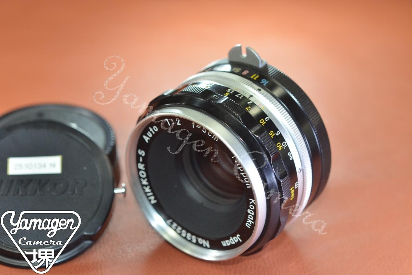 【希 少】Nippon KogakuNIKKOR-S Auto 5cm F2 PAT.PENDマーク入り 【キレイな物をお探しの方必見!!自信ありの逸品!!】