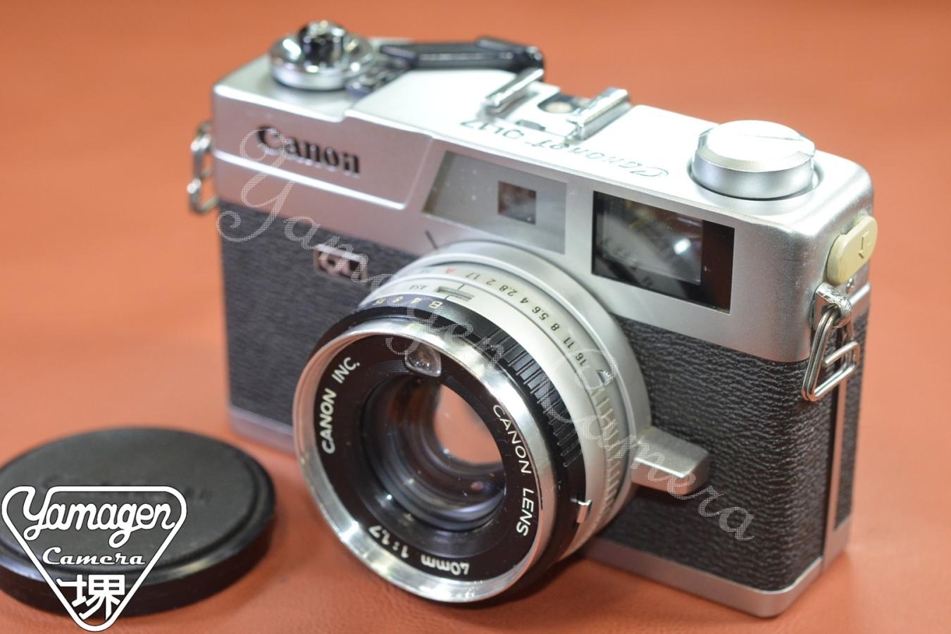 Canon Canonet QL17 モルト交換済 【CANON LENS 40/1.7 搭載】