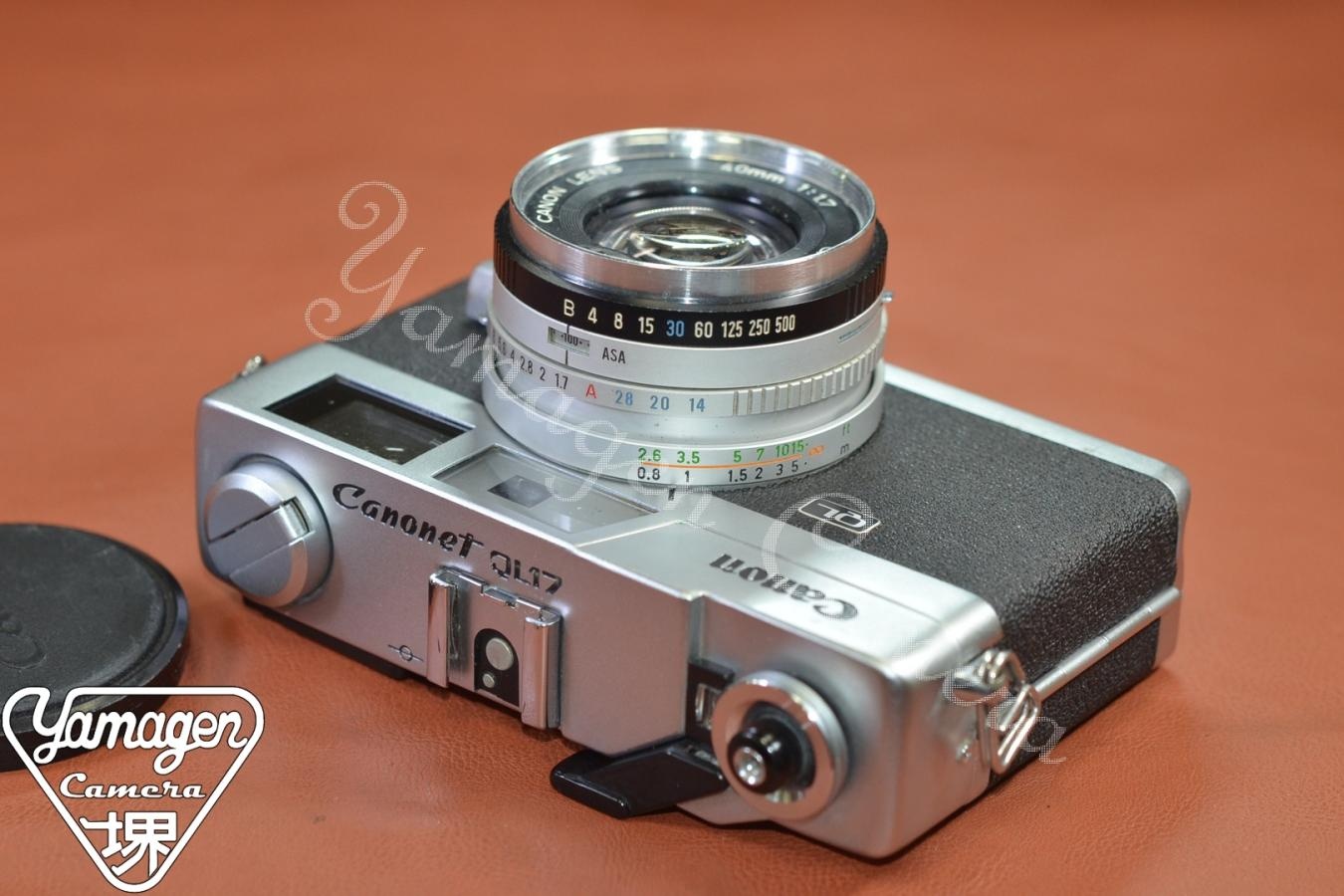 Canon Canonet QL17 モルト交換済 【CANON LENS 40/1.7 搭載】