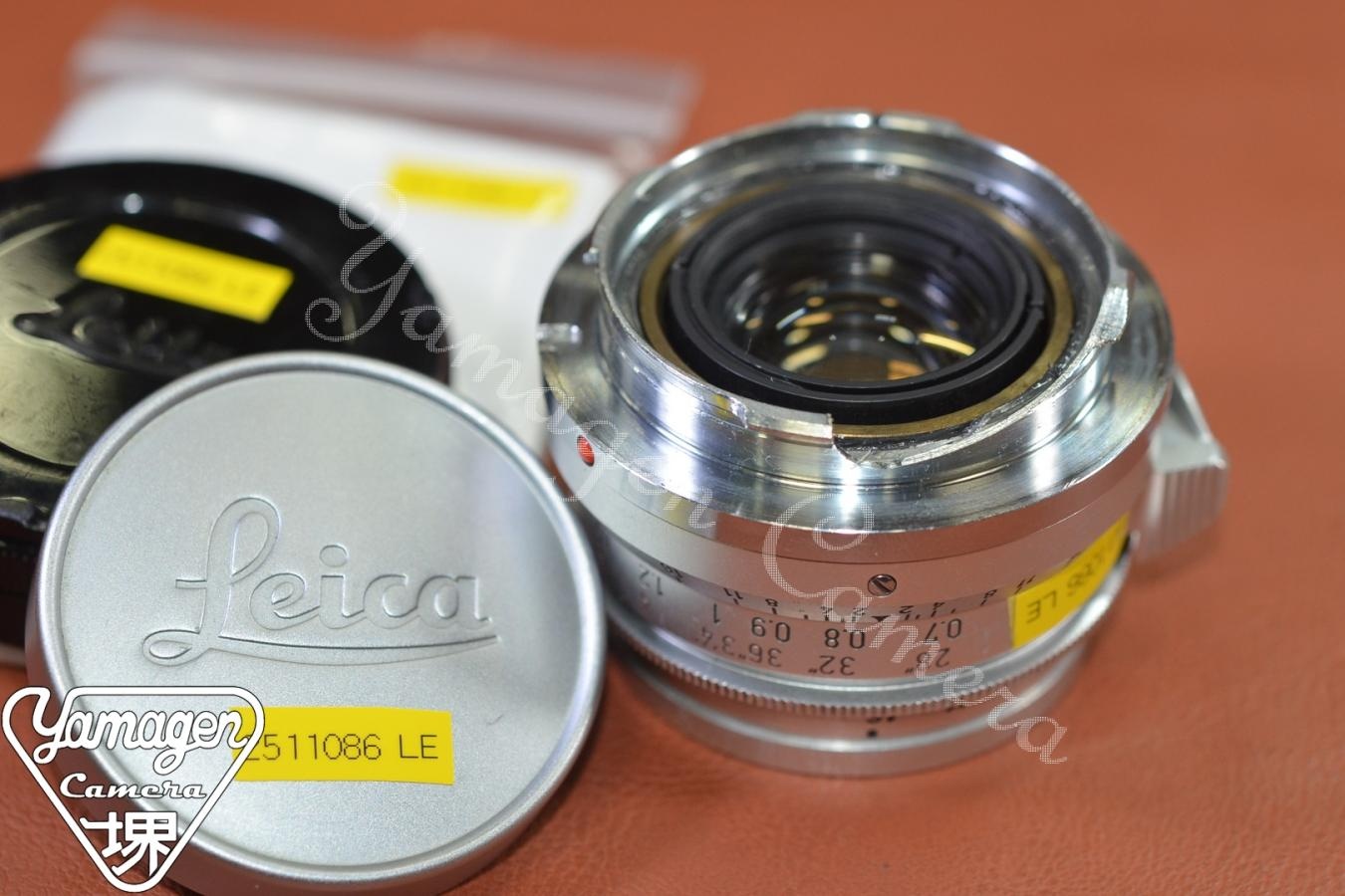 【希 少】LEICA SUMMICRON M 35mm F2 8枚玉 GERMANY 整備済 【199万台1963年製】