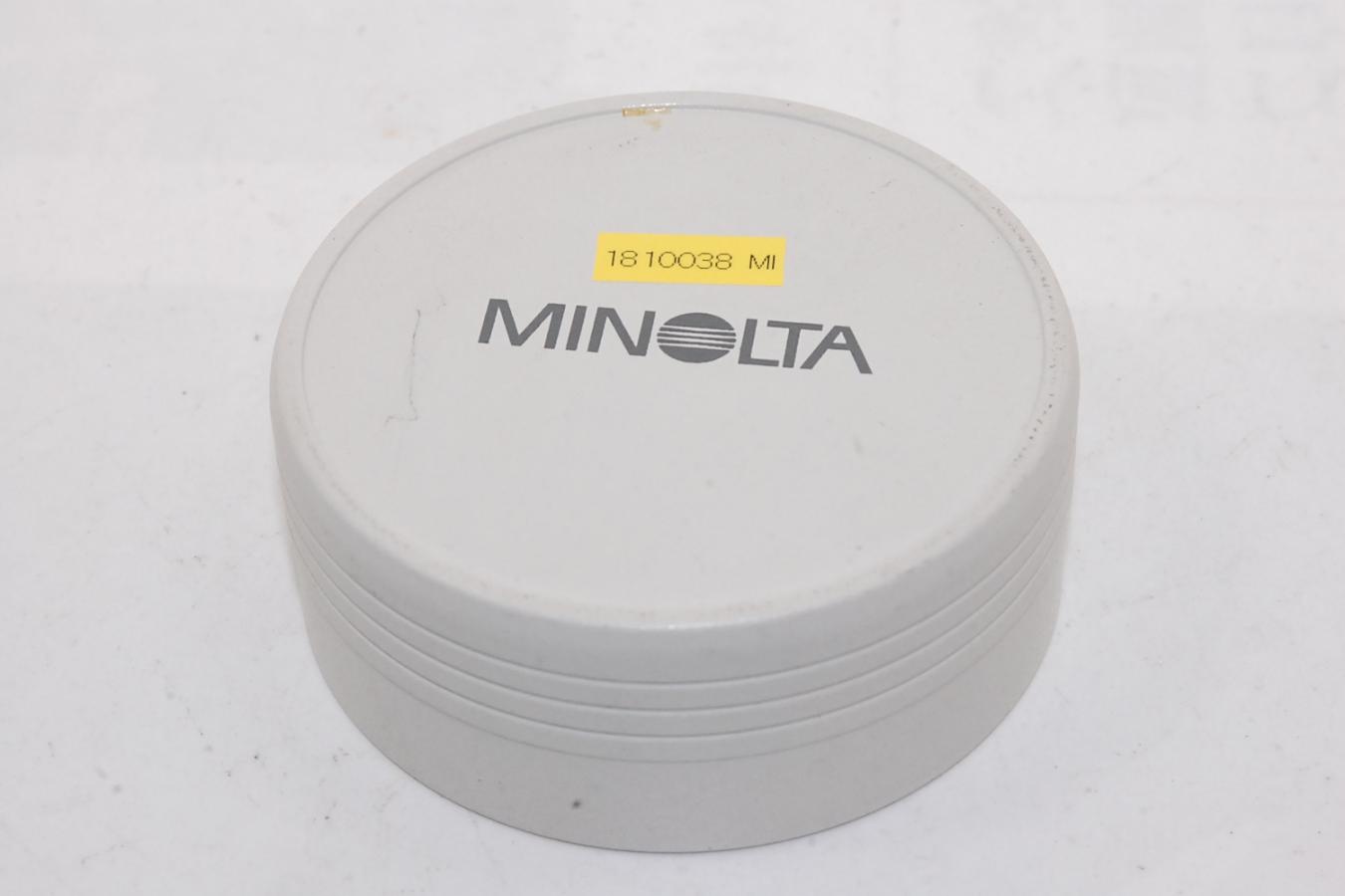 【希 少】 ミノルタ ホワイトレンズキャップ 【ミノルタAF Macro Zoom3×-1×F1.7-2.8用】