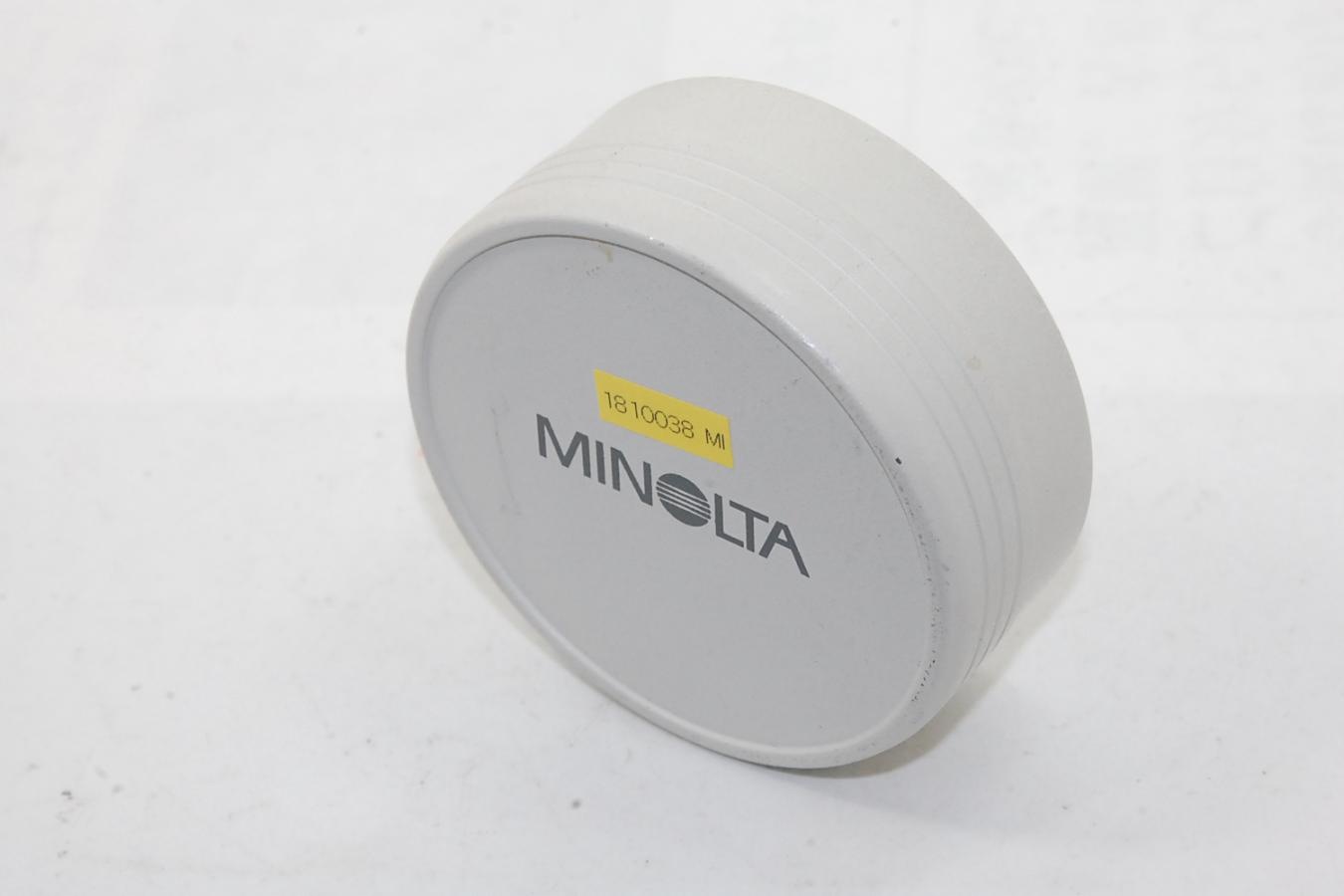 【希 少】 ミノルタ ホワイトレンズキャップ 【ミノルタAF Macro Zoom3×-1×F1.7-2.8用】