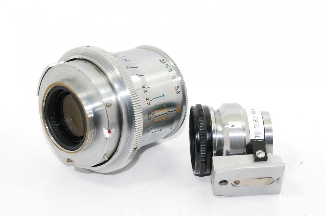 【希 少】 ROBOT ROYAL用Tele-Xenar 75mm F3.8 【純正ファインダー付】