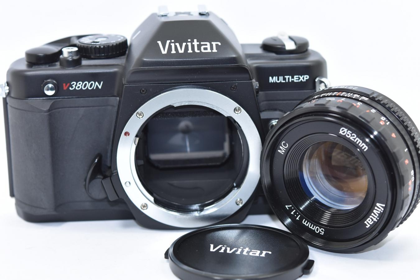 【希 少】 Vivitar V3800N MULTI-EXP MC 50/1.7付 【ペンタックスKマウントボディ】