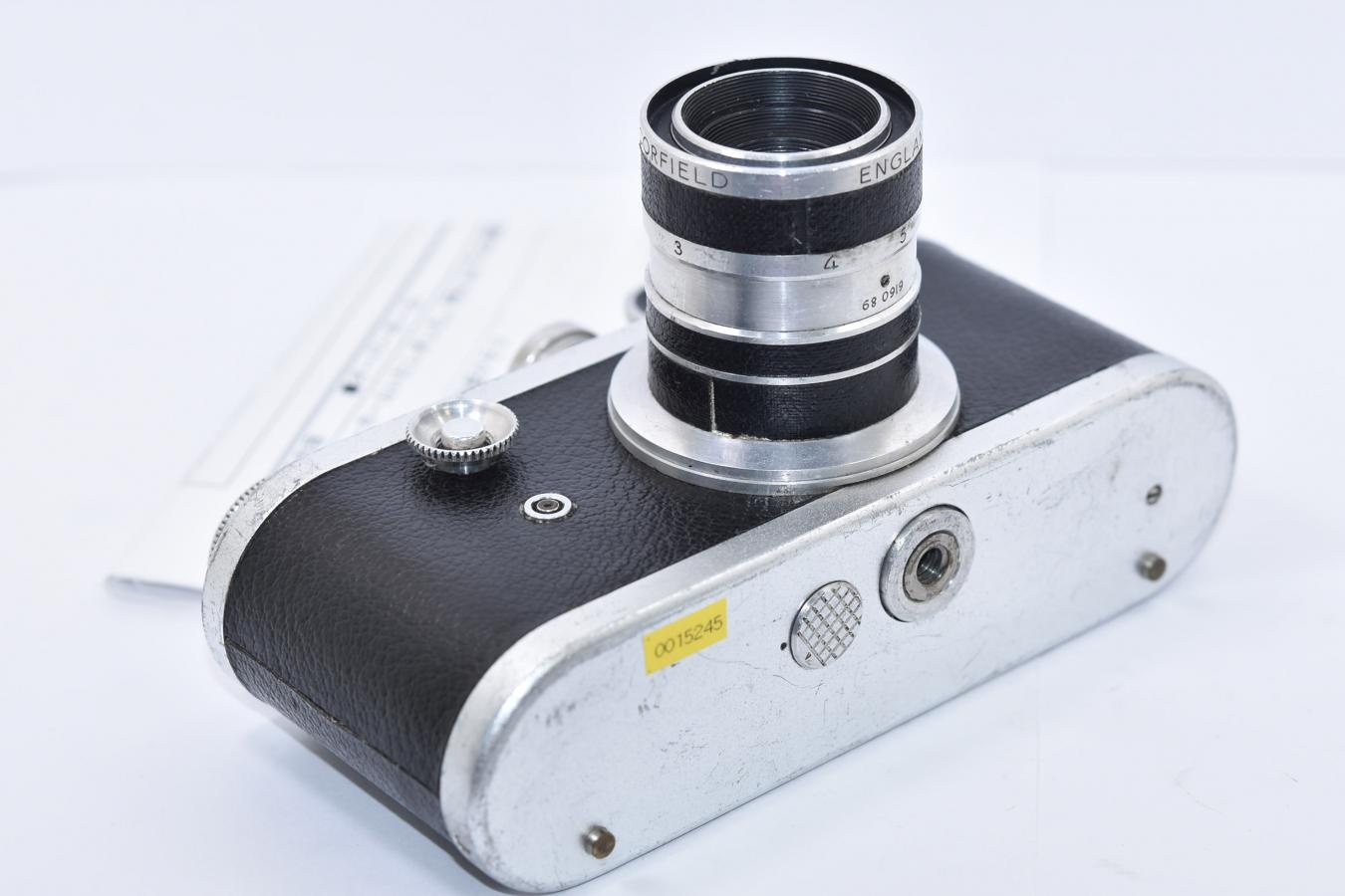 【希 少】 CORFIELD Periflex I型 LUMAR-X 50/3.5付 【ハヤタカメララボにて整備済 ENGLAND製ライカLマウント】