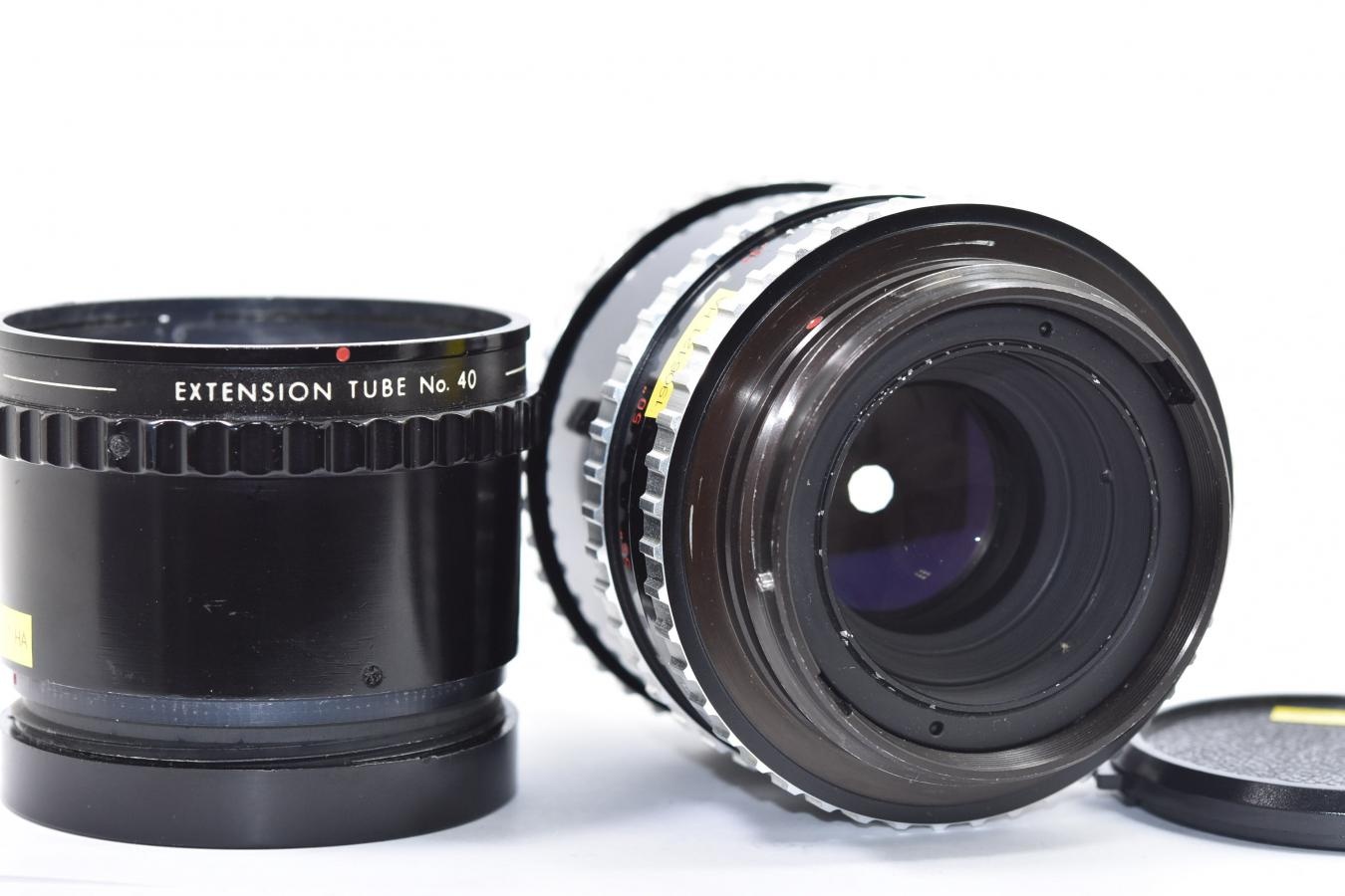【希 少】 Carl Zeiss Sonnar 135mm F3.5 【HASSELBLAD製EXTENSION TUBE No40付 HASSELBLAD 1000F/1600F用】