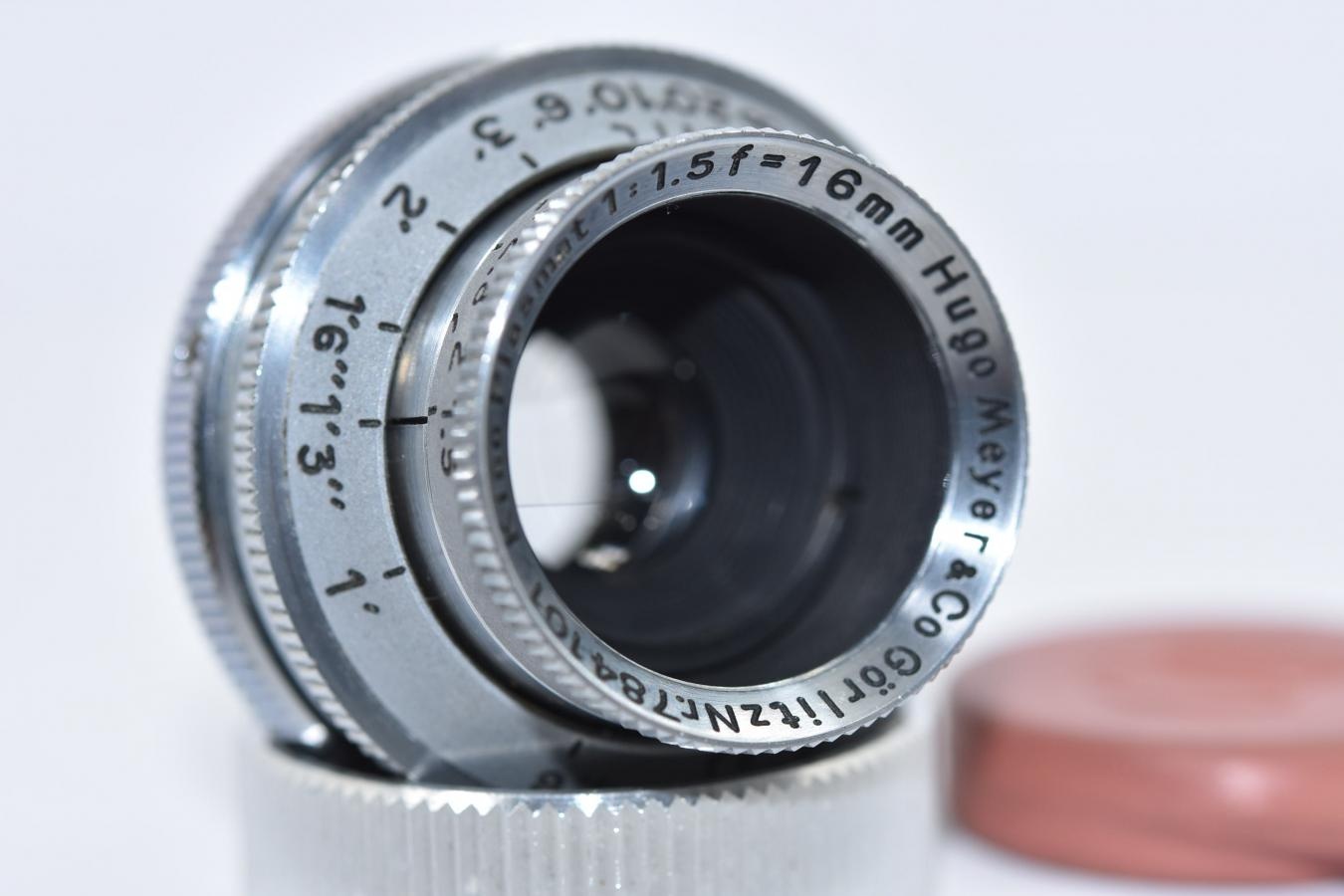 【希 少】 Hugo Meyer Kino Plasmat 16mm F1.5 【Cマウントレンズ】