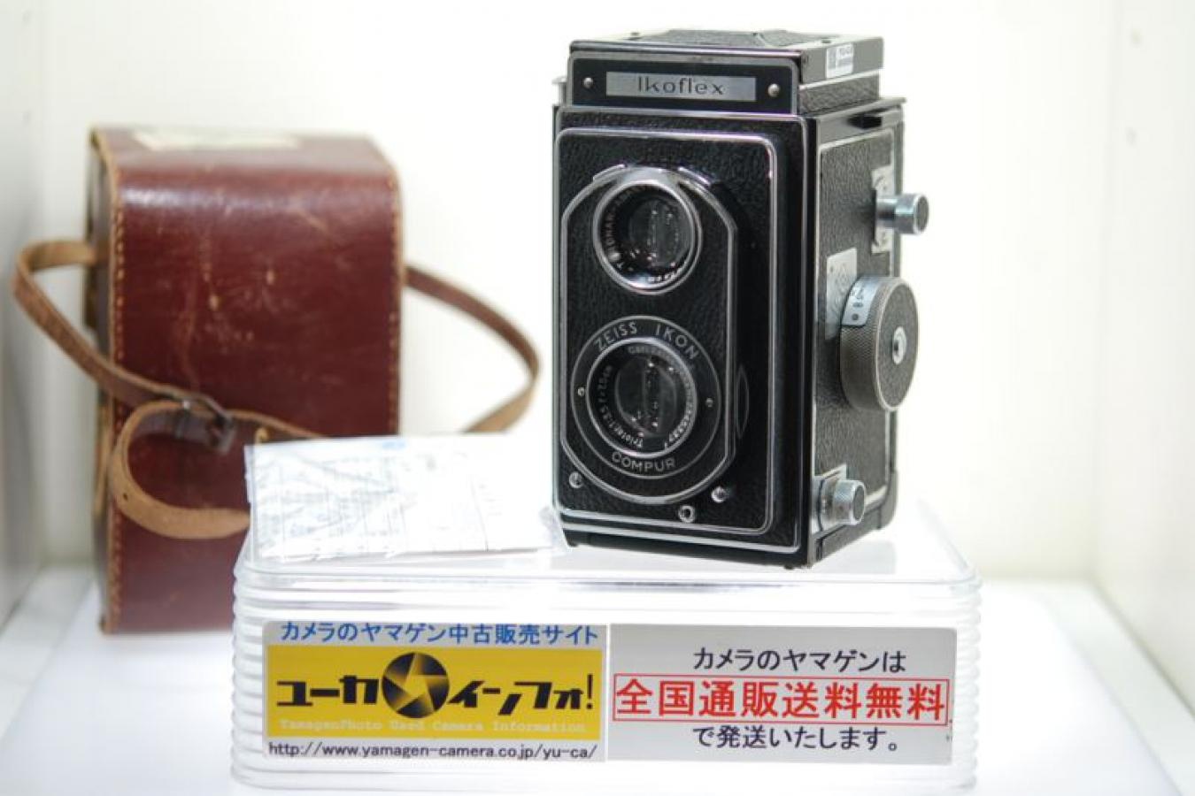 イコフレックス II 前期型 純正ケース付 OH済 【トリオター7.5cm F3.5 レンズ搭載】