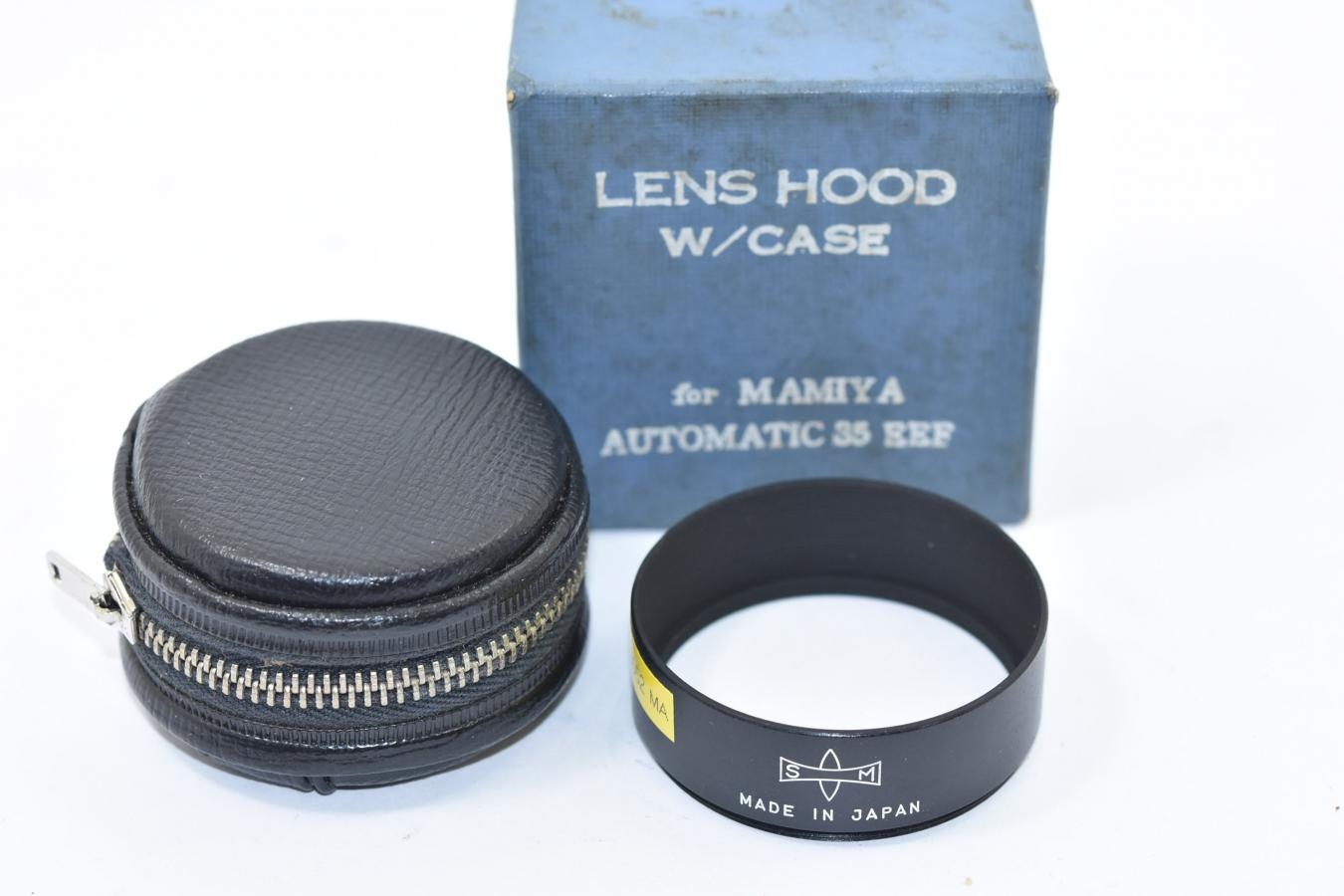 【希 少】 MAMIYA AUTOMATIC 35 EEF用フード 【純正ケース、元箱付】
