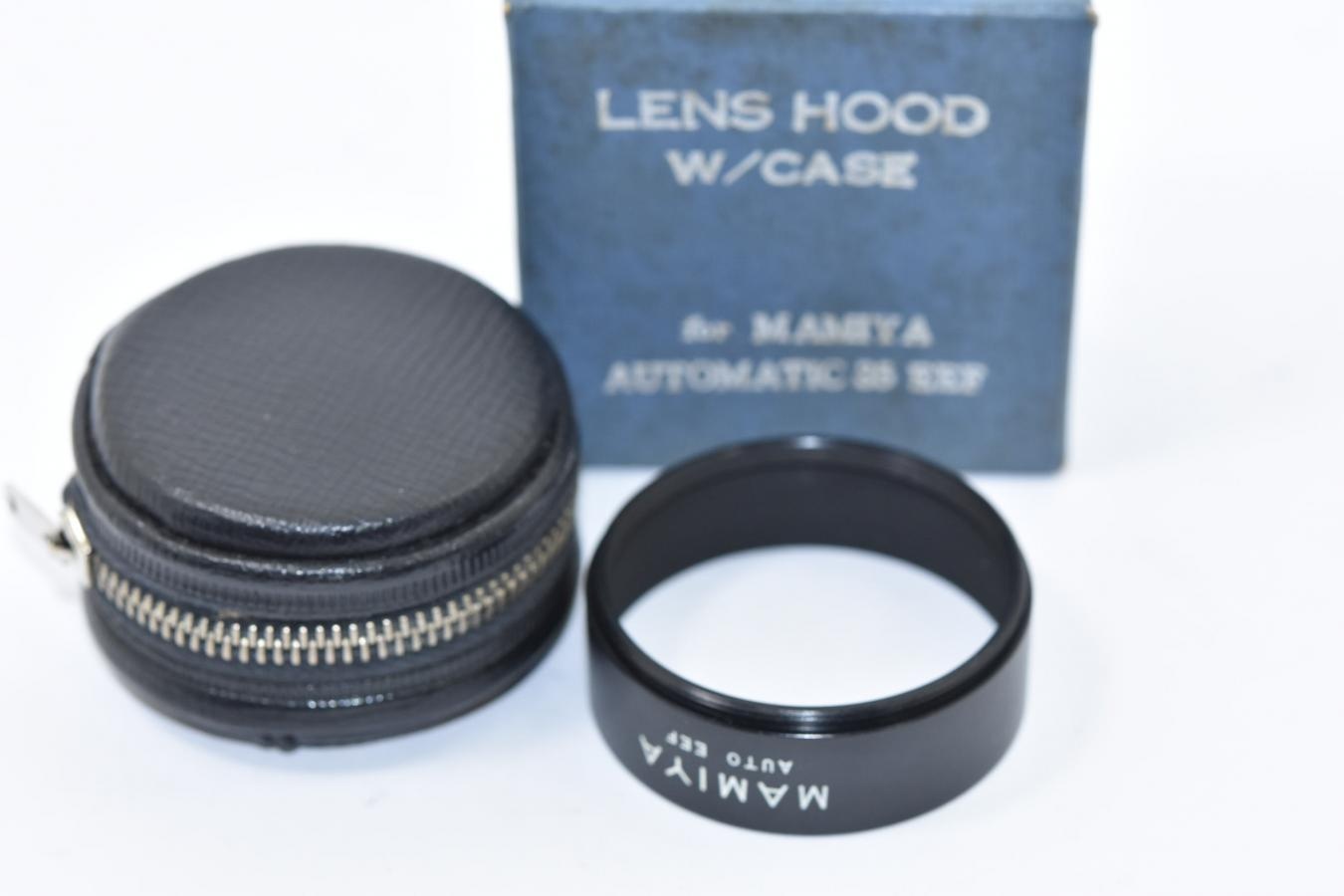 【希 少】 MAMIYA AUTOMATIC 35 EEF用フード 【純正ケース、元箱付】