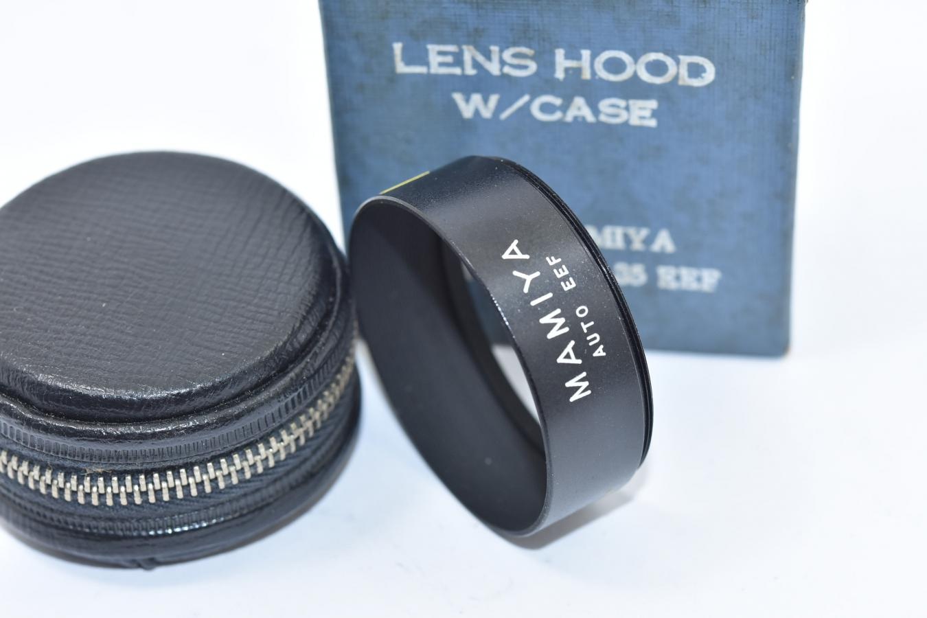 【希 少】 MAMIYA AUTOMATIC 35 EEF用フード 【純正ケース、元箱付】