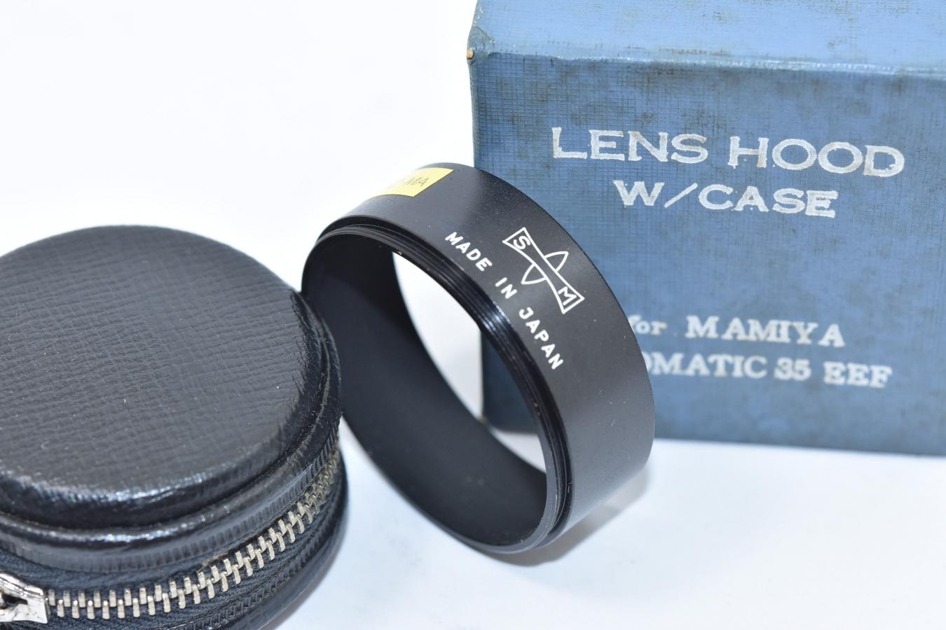 【希 少】 MAMIYA AUTOMATIC 35 EEF用フード 【純正ケース、元箱付】