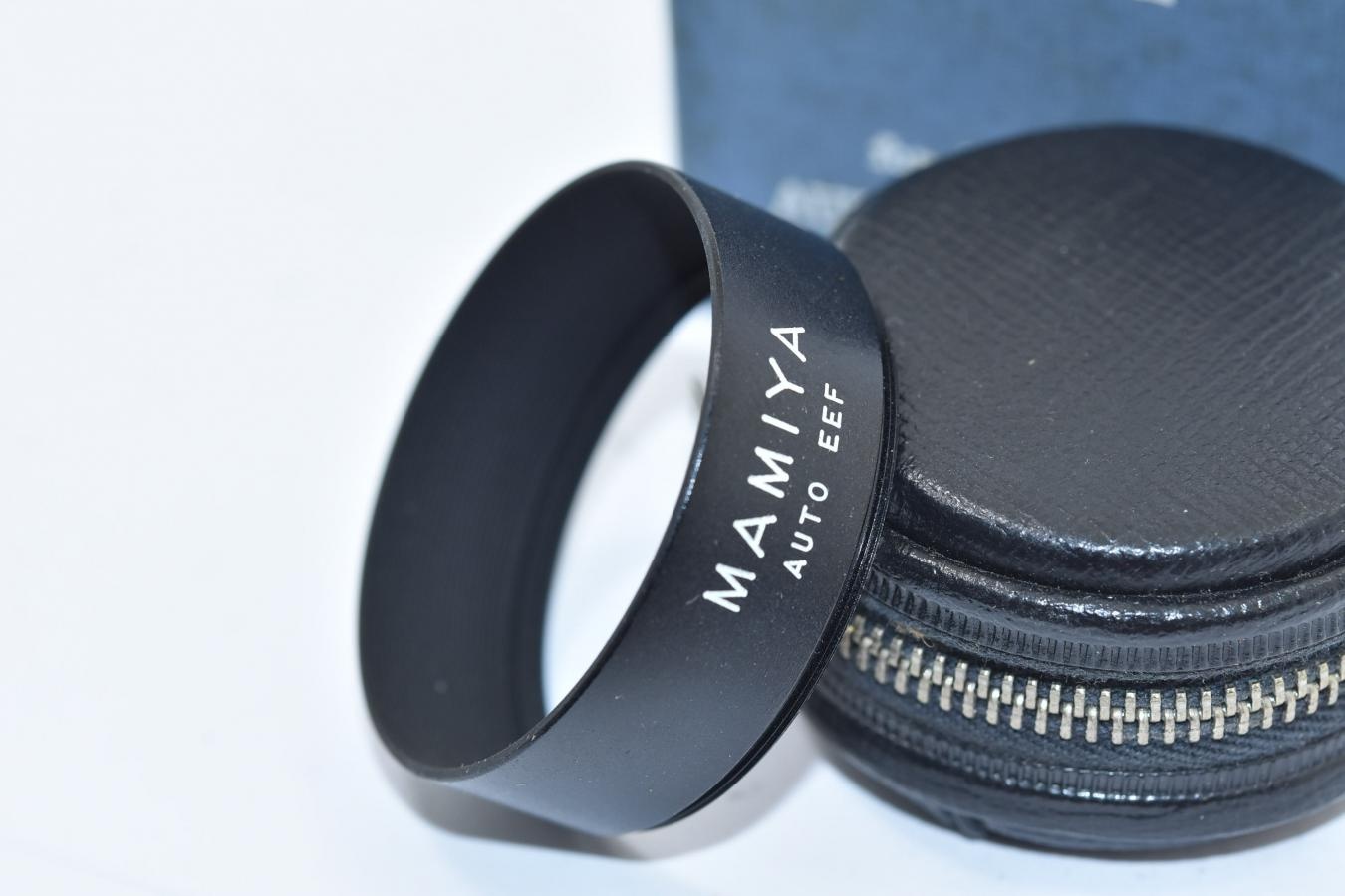 【希 少】 MAMIYA AUTOMATIC 35 EEF用フード 【純正ケース、元箱付】