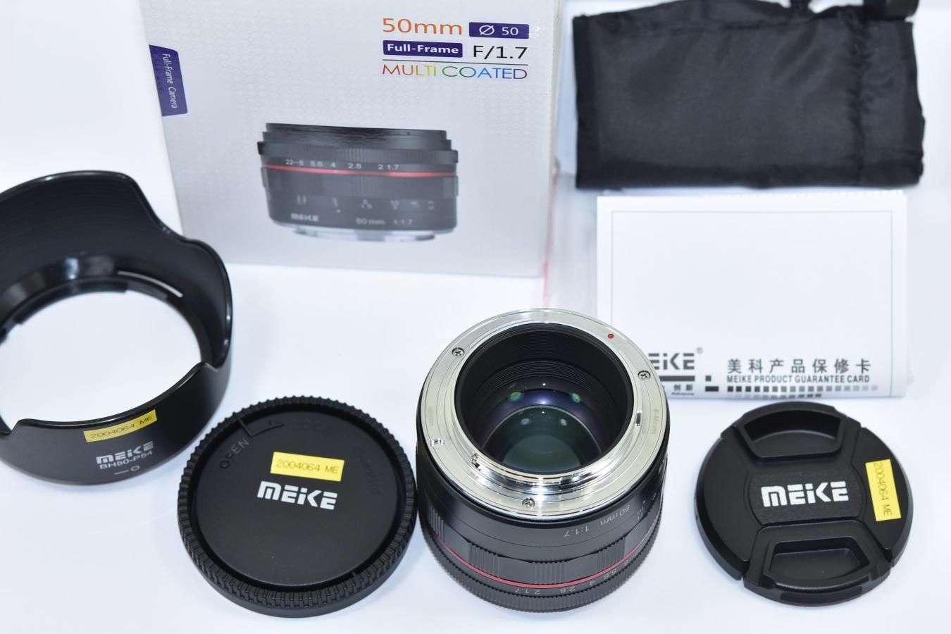 MEIKE 50mm F1.7 MC 【元箱付一式 ソニーEマウントレンズ フルサイズ対応】
