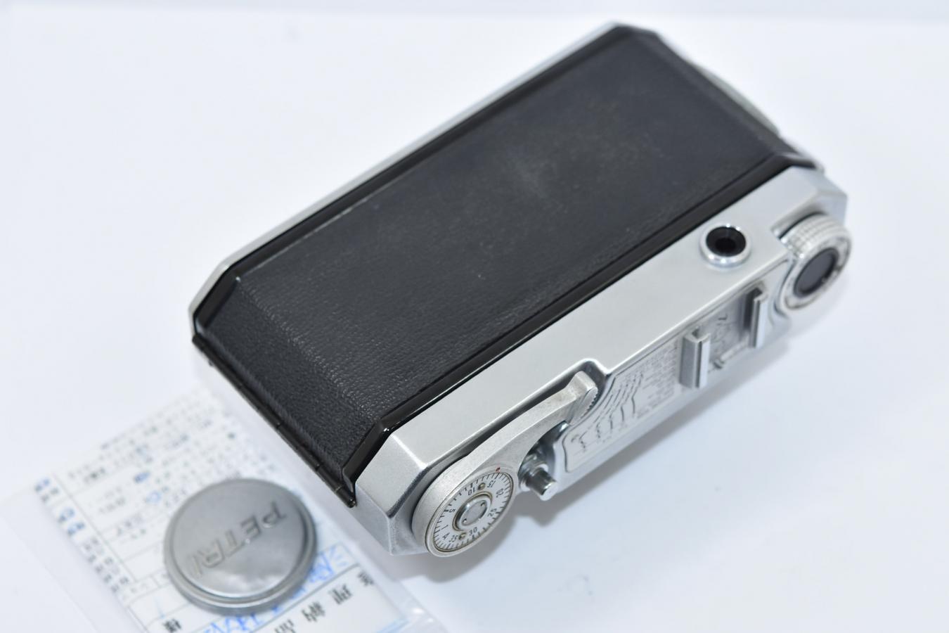 【希 少】 栗林工業 Petri 35 E・Pマーク入り 整備済 【A.C. Orikkor 4.5cm F2.8 レンズ搭載】