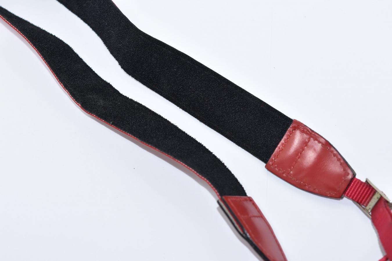 【希 少】Canon CPE 紅白 PROFESSIONAL 細ストラップ 【CANON'S PERSONAL EQOUIPMENT】