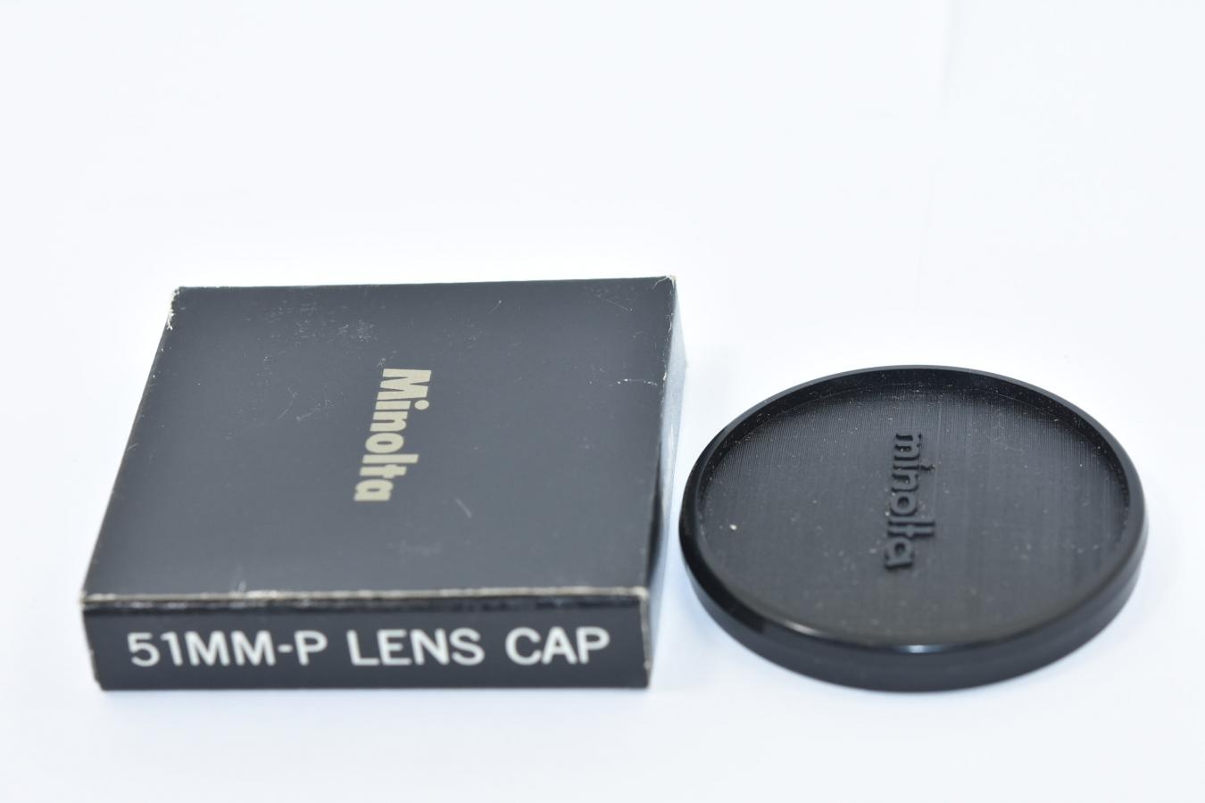 【希 少】MINOLTA 55mm-P LENS CAP 【元箱付】