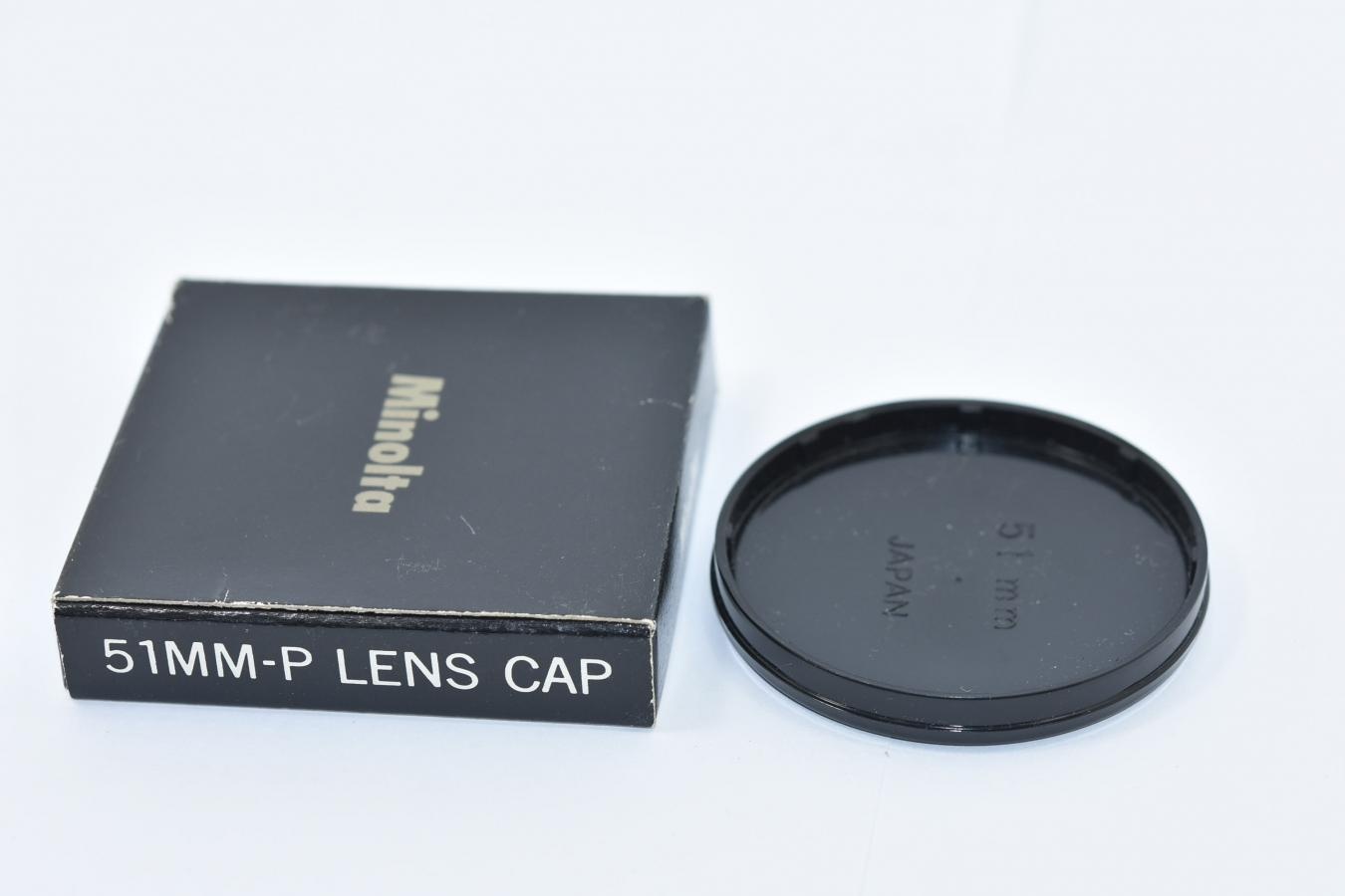 【希 少】MINOLTA 55mm-P LENS CAP 【元箱付】