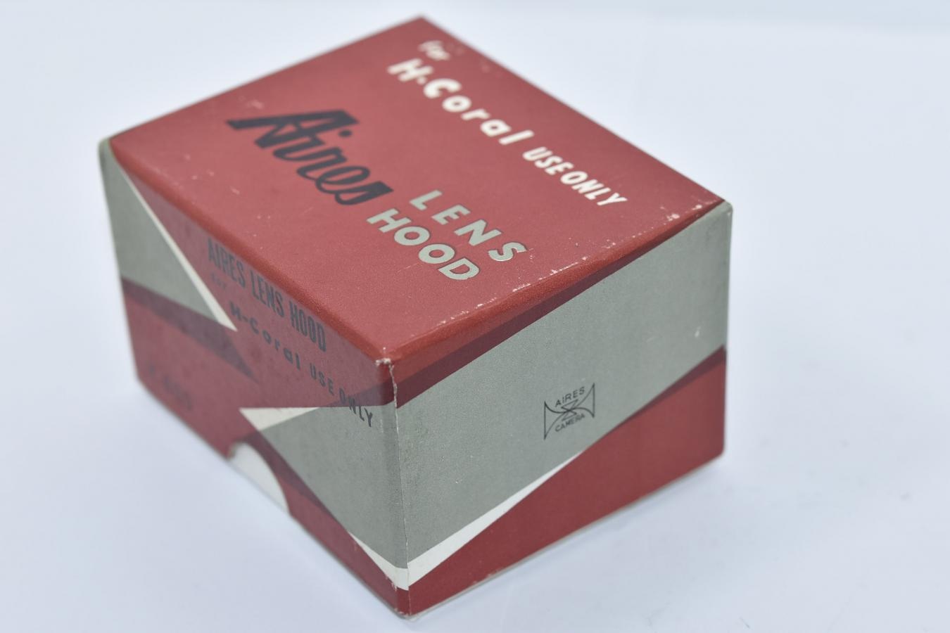 【希 少】Aires LENS HOOD for H・Coral USE ONLY 元箱付 【アイレス45/2.4用角型メタルフード】