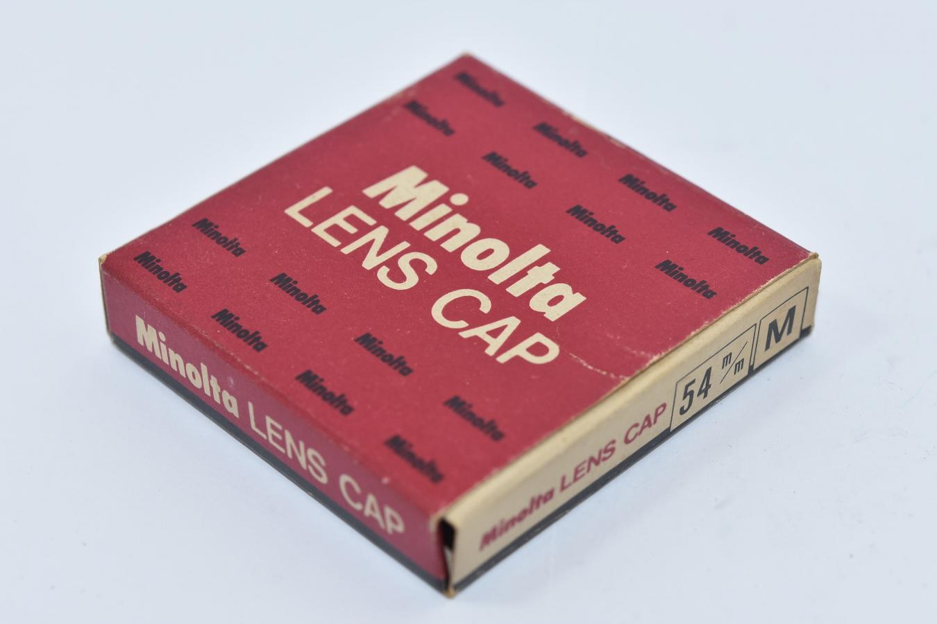 【希 少】Minolta LENS CAP 元箱付 【内径54mm レンズキャップ】