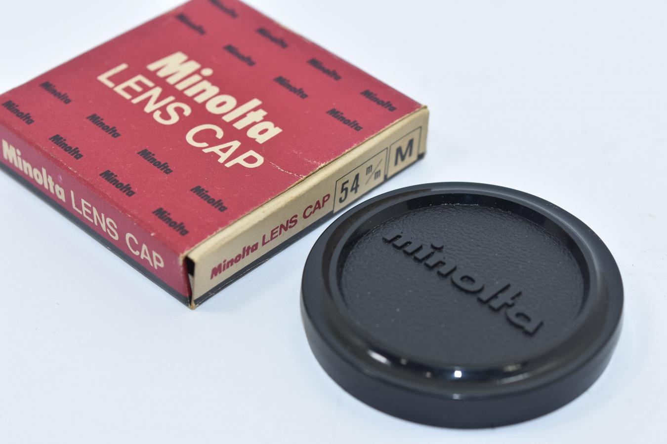 【希 少】Minolta LENS CAP 元箱付 【内径54mm レンズキャップ】