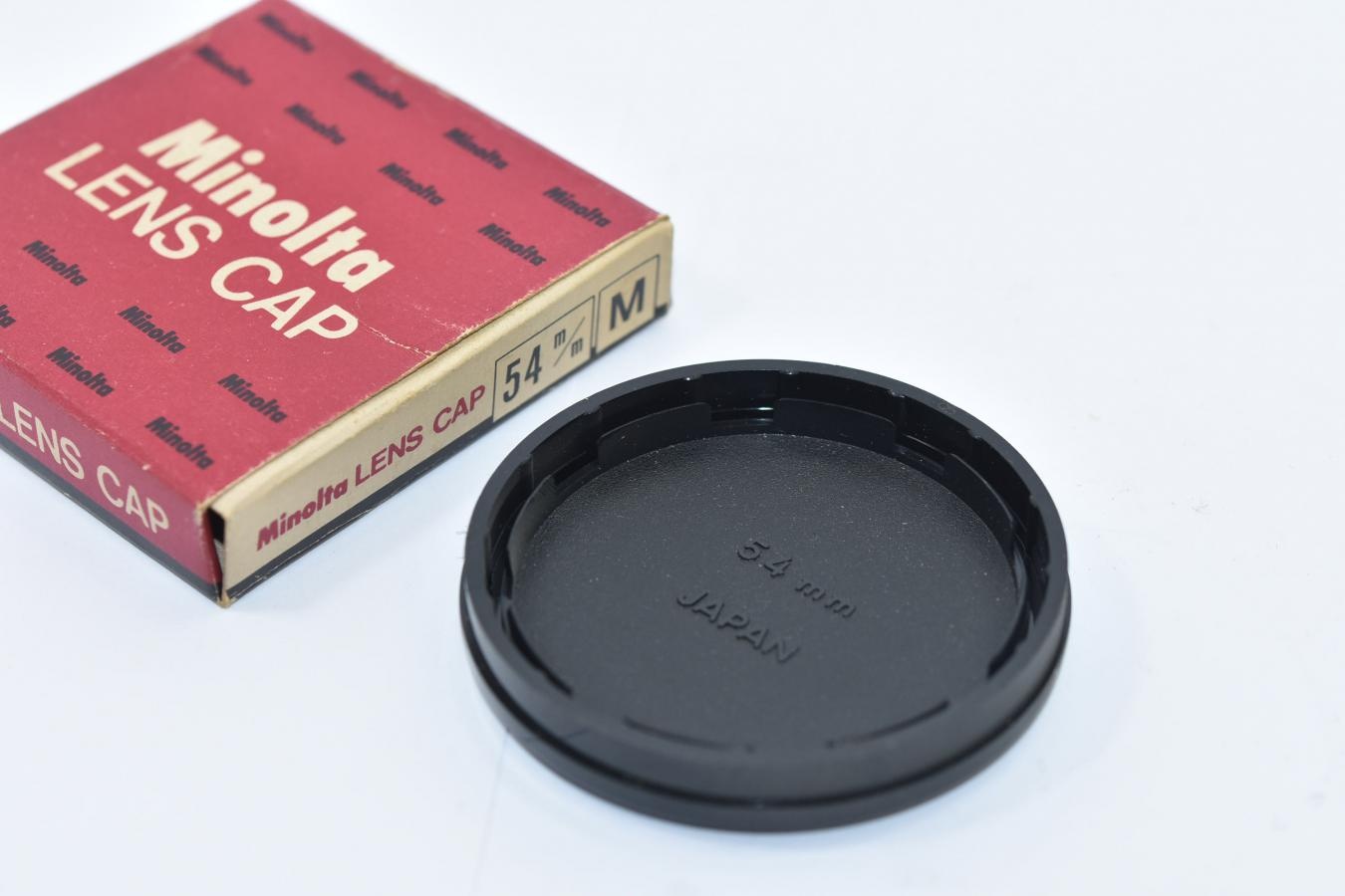 【希 少】Minolta LENS CAP 元箱付 【内径54mm レンズキャップ】