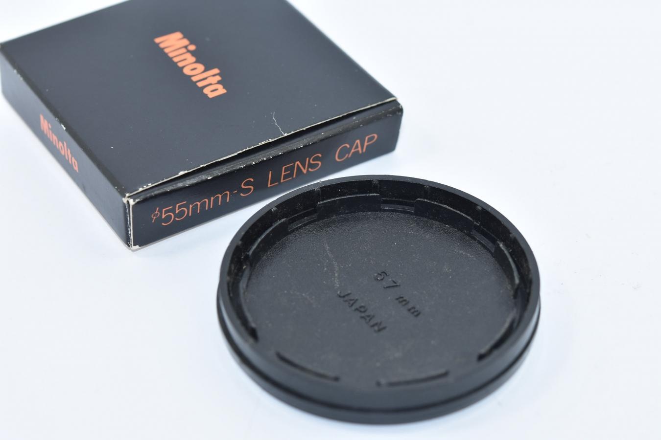 【希 少】Minolta 55MM-S LENS CAP 元箱付