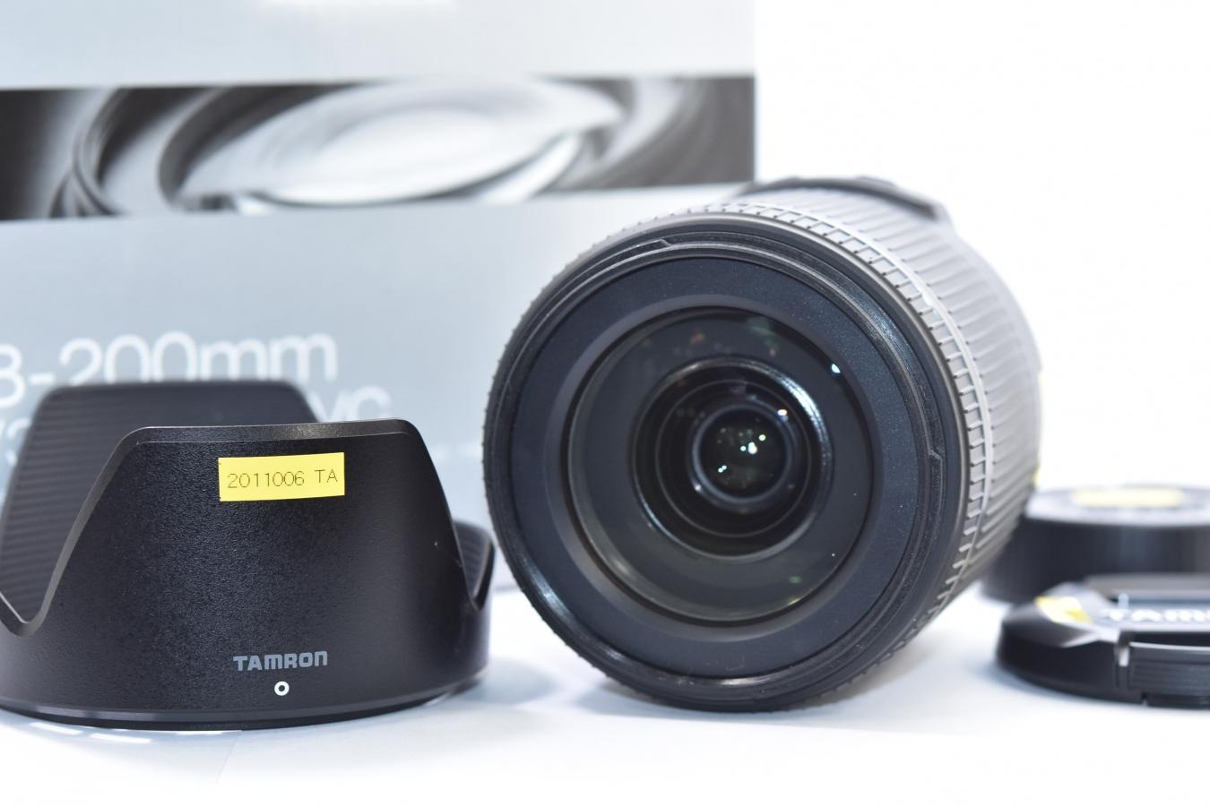TAMRON 18-200mm F3.5-6.3 DiII VC 純正フード、元箱付一式 【Model:B018N Nikon用】
