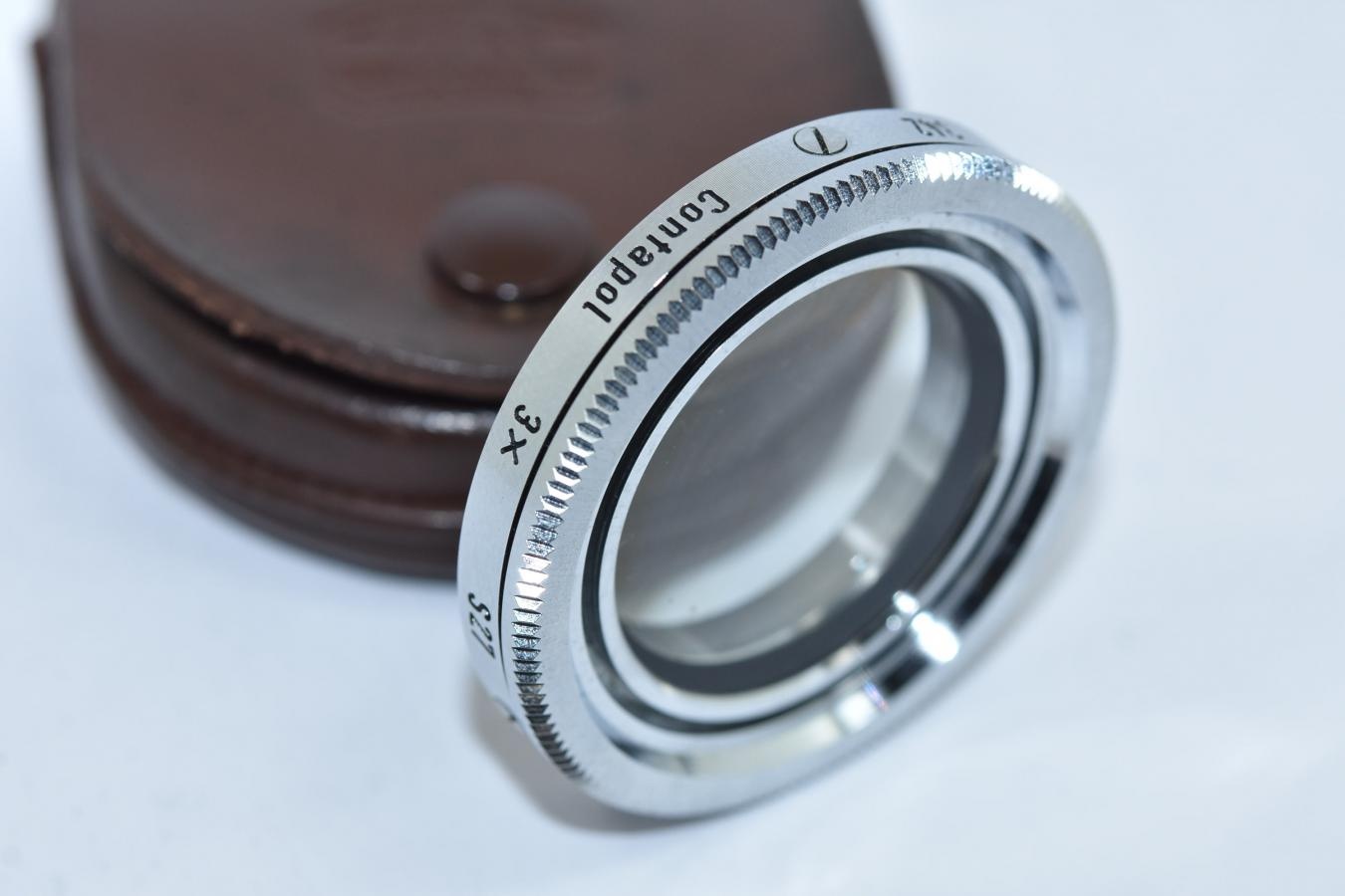 【希 少】Zeiss Ikon 342 Contapol 3× S27 純正本革ケース付 【27mm口径フィルター】
