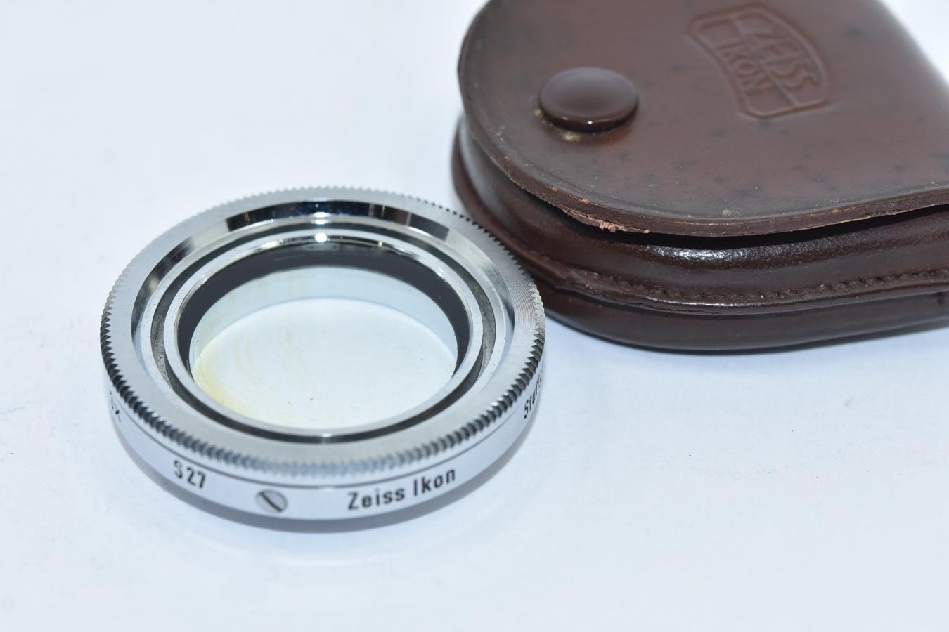 【希 少】Zeiss Ikon 342 Contapol 3× S27 純正本革ケース付 【27mm口径フィルター】