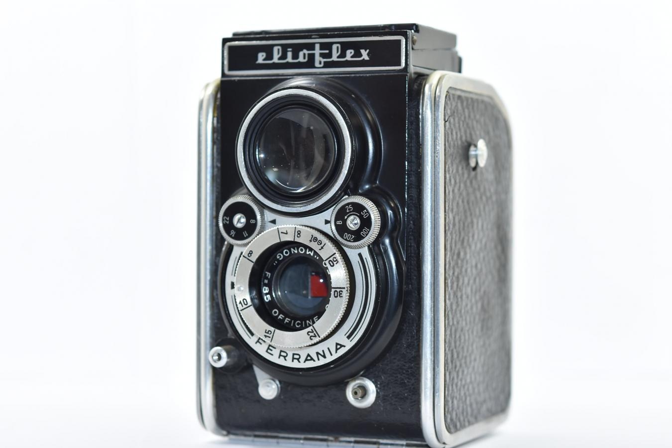 【希 少】Ferrania Elioflex 【OFFICINE GALILEO MONOG 85/8 レンズ搭載】